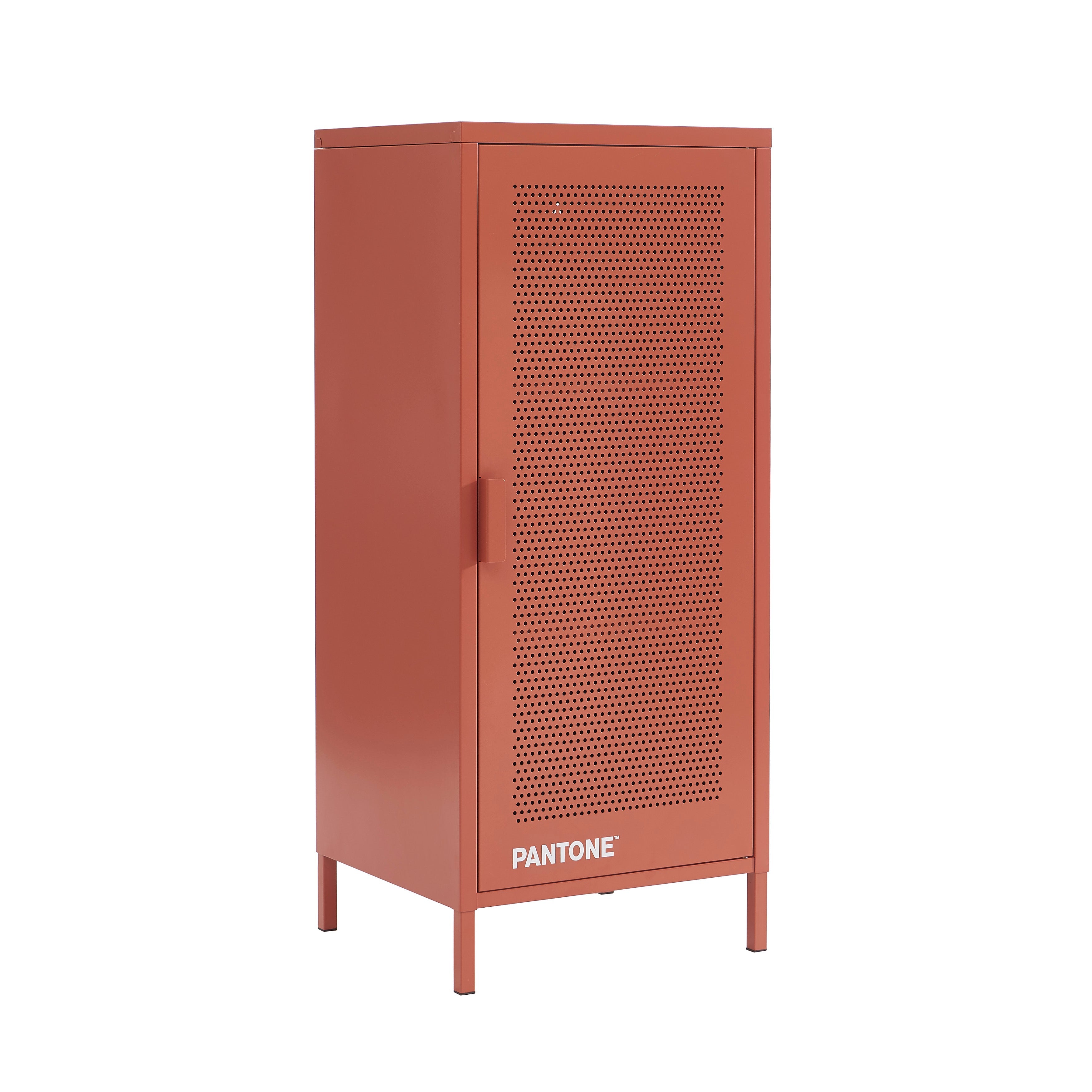 PANTONE® Metal Desk Pedestal – Terracotta
