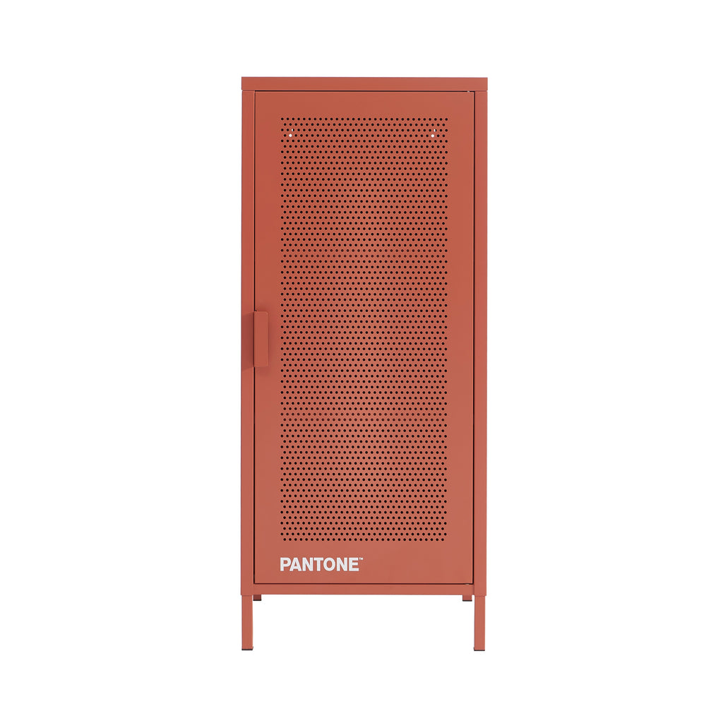 PANTONE® Metal Desk Pedestal – Terracotta