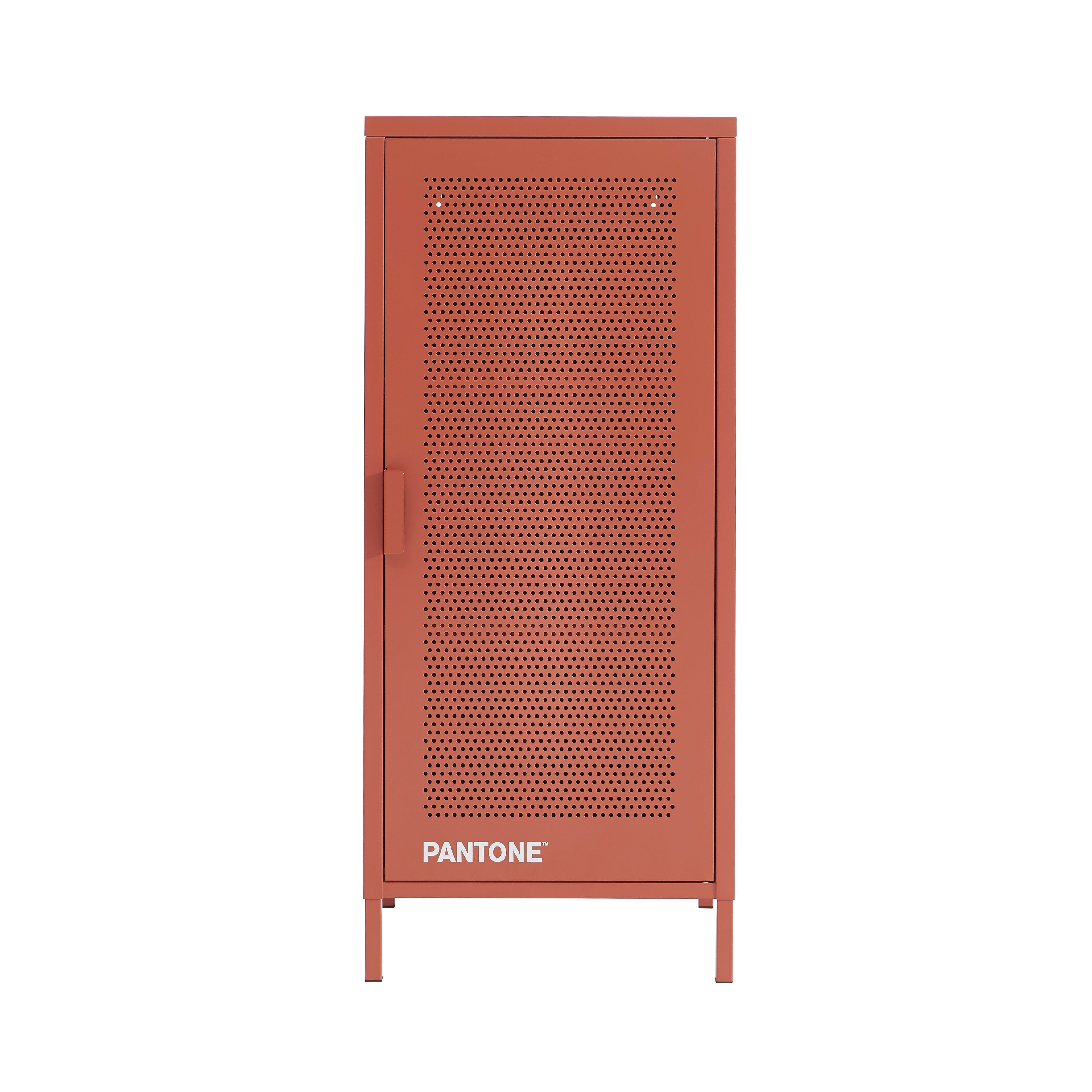 PANTONE® Metal Desk Pedestal – Terracotta