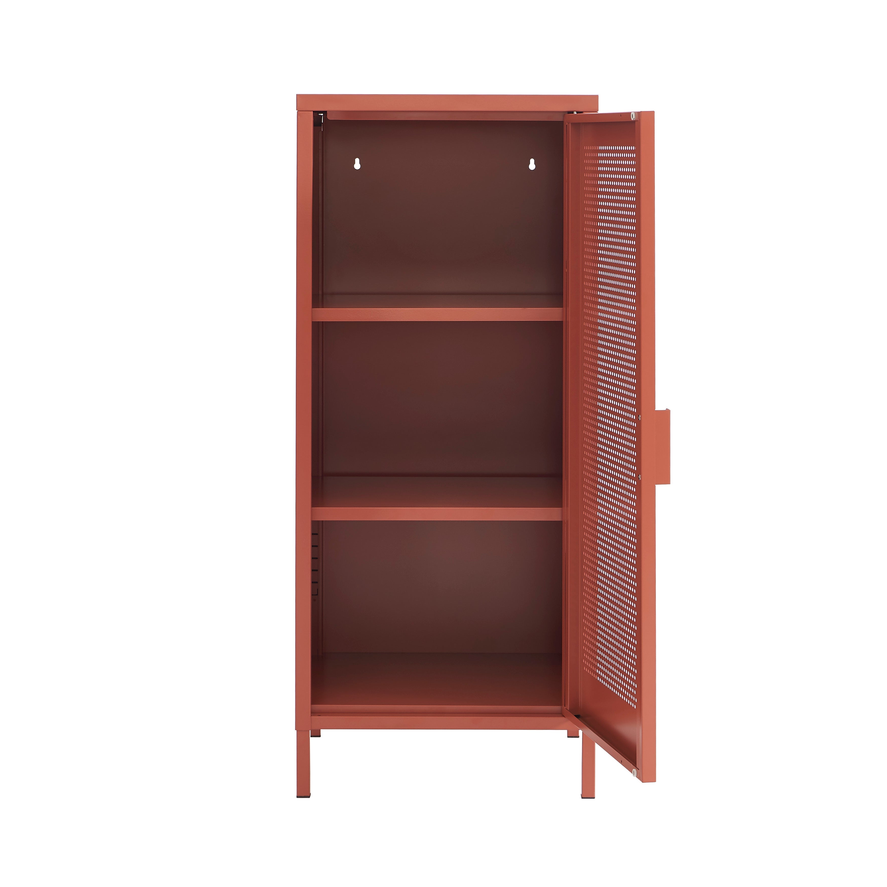 PANTONE® Metal Desk Pedestal – Terracotta