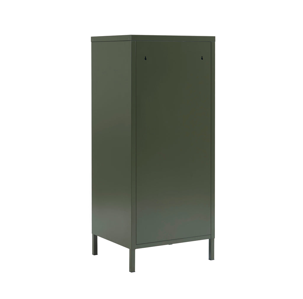 PANTONE® Metal Desk Pedestal with Drawers – Olive green