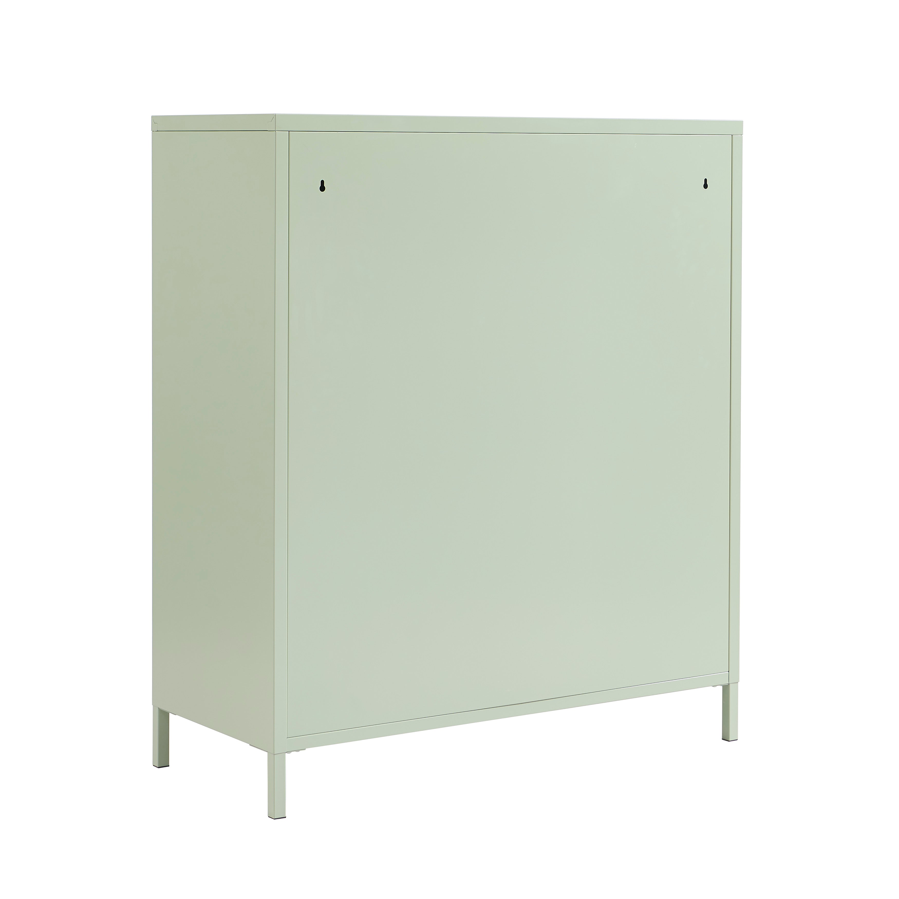PANTONE® Metal Large Chest of Drawers – Almond green