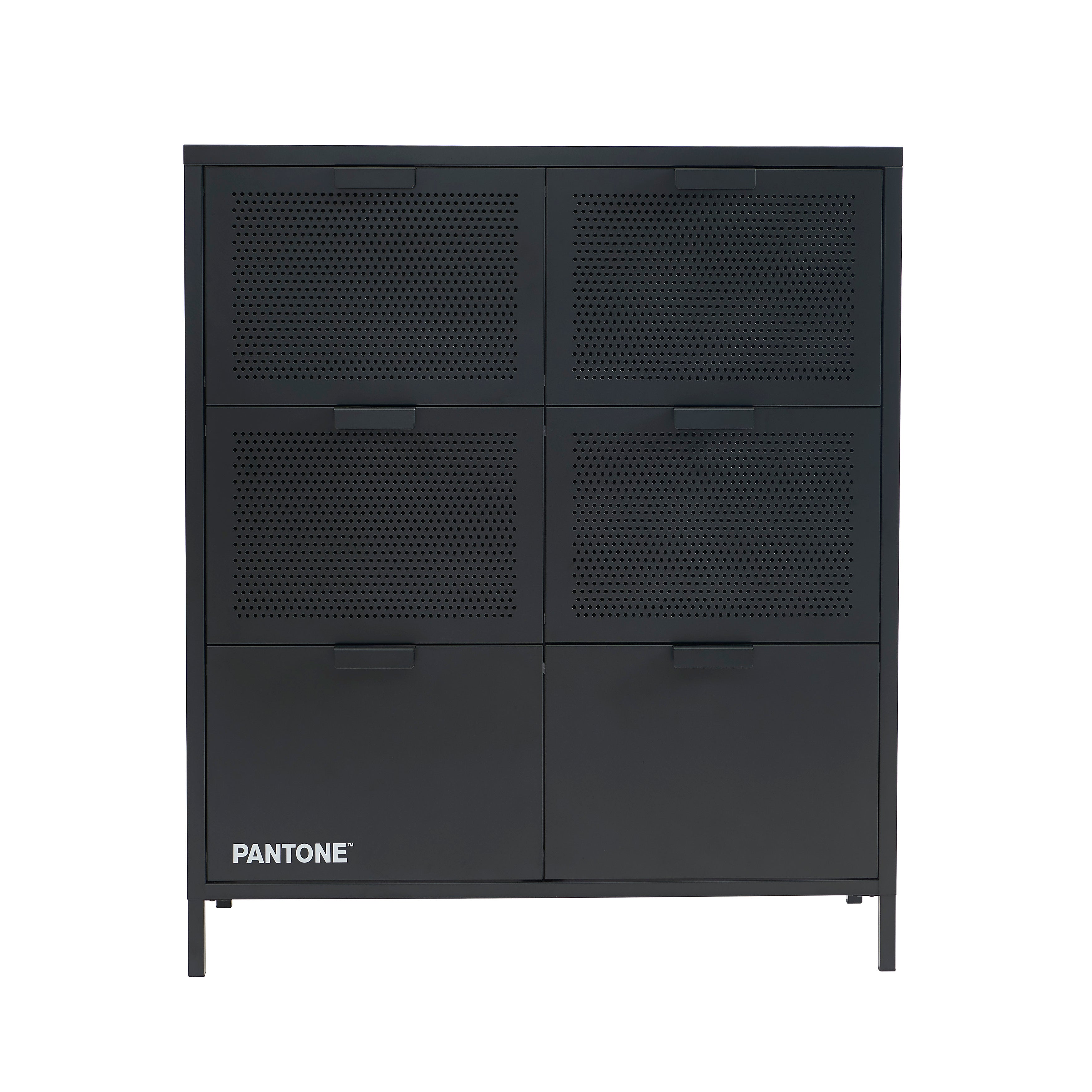 PANTONE® Metal Large Chest of Drawers – Anthracite