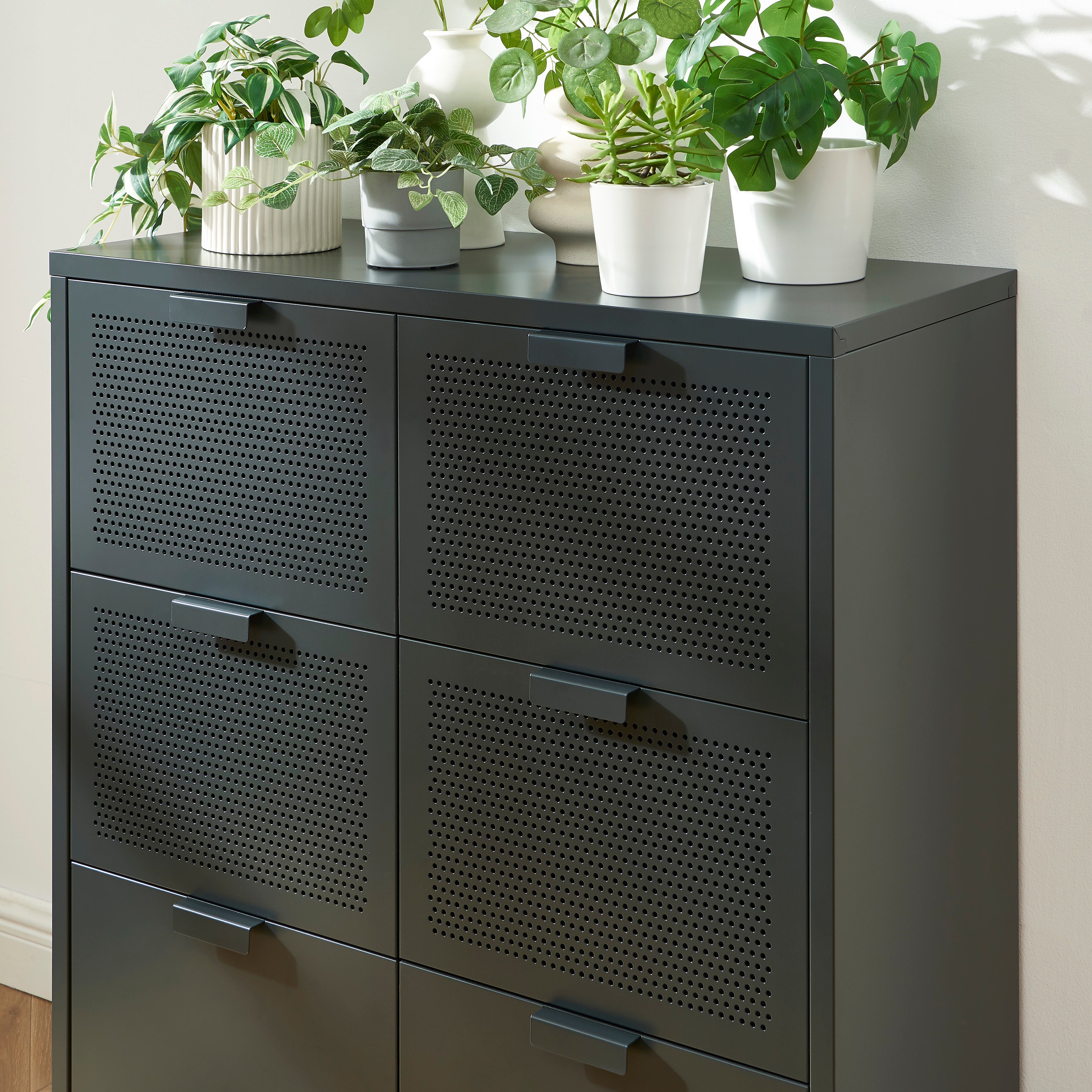 PANTONE® Metal Large Chest of Drawers – Anthracite