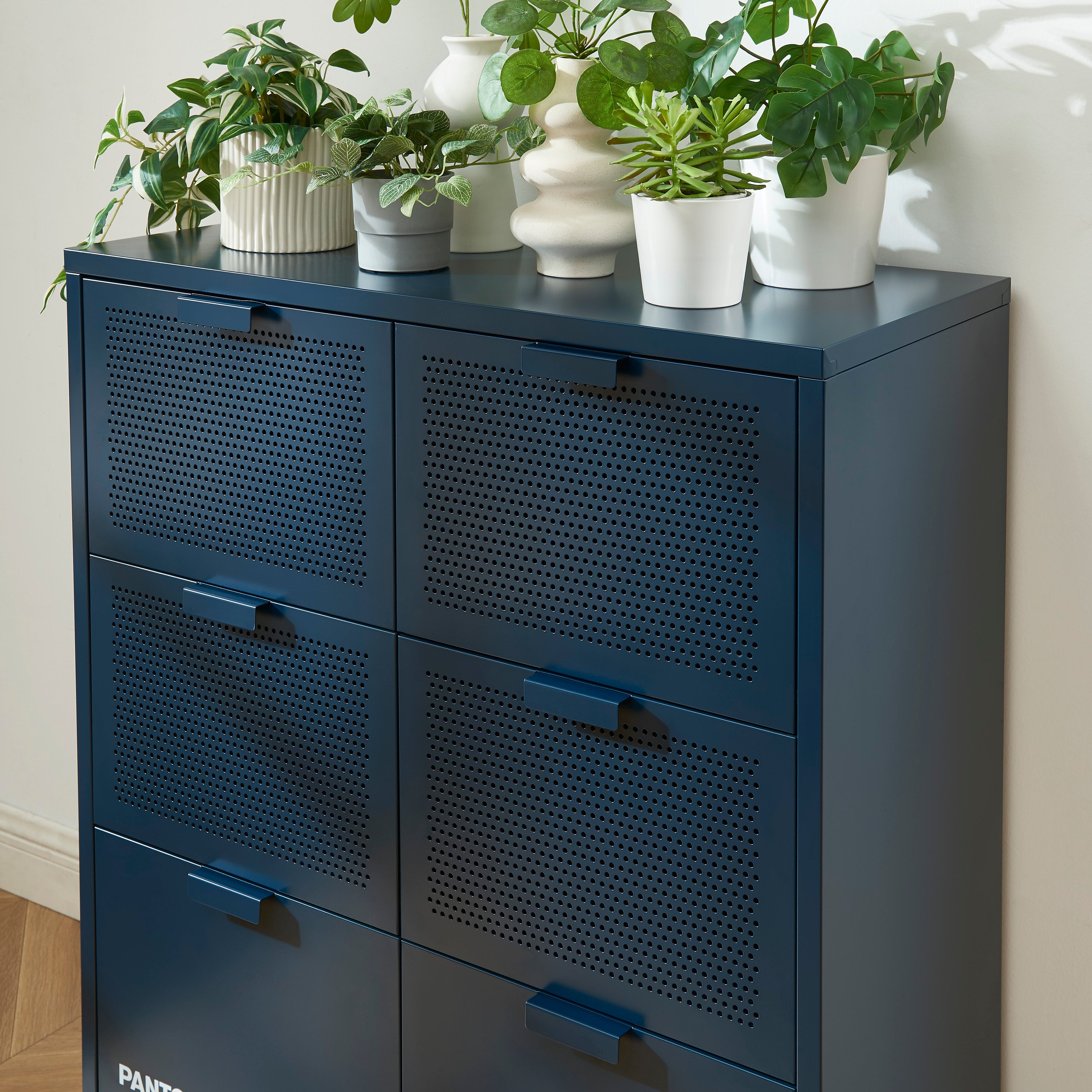 PANTONE® Metal Large Chest of Drawers – Midnight blue
