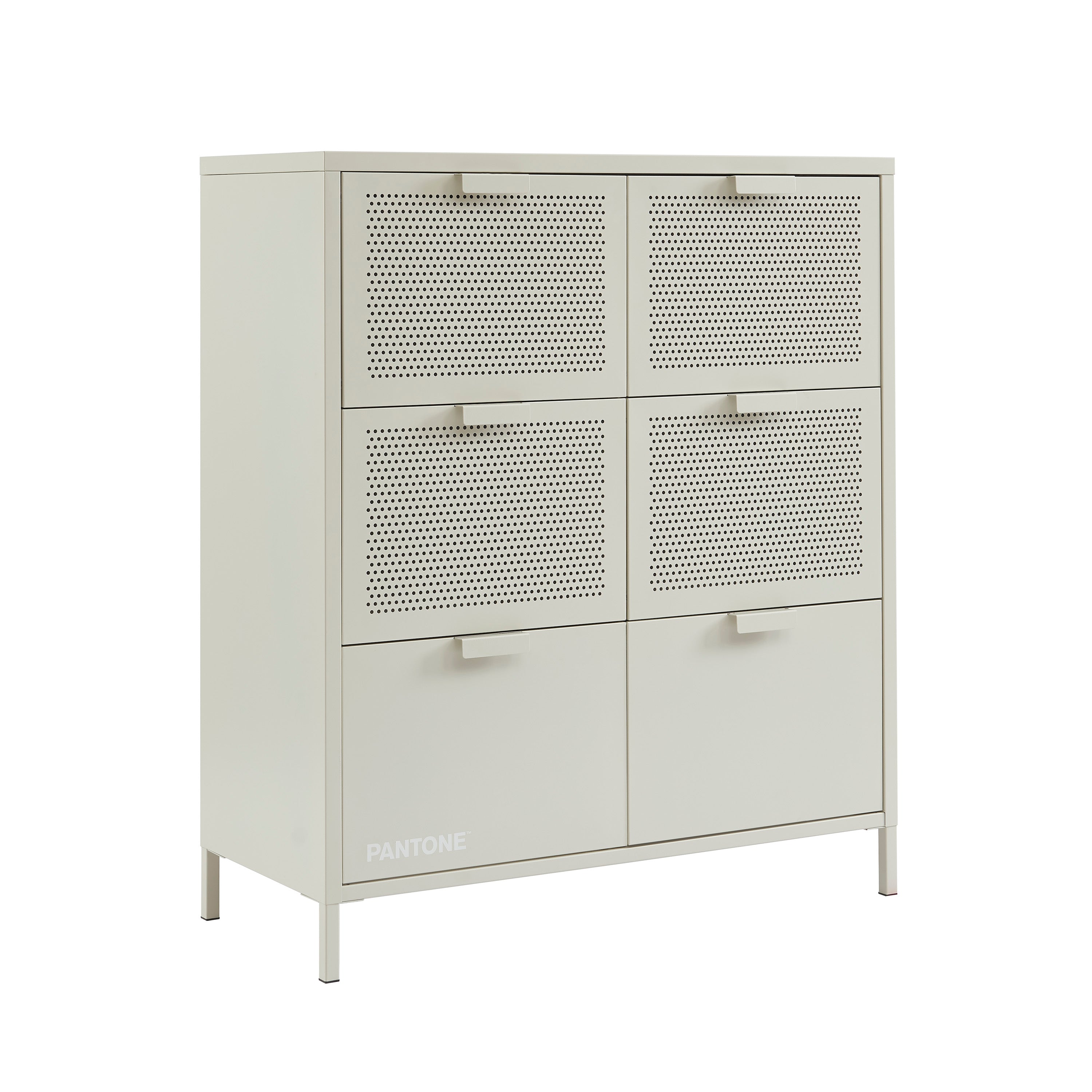 PANTONE® Metal Large Chest of Drawers – Sand