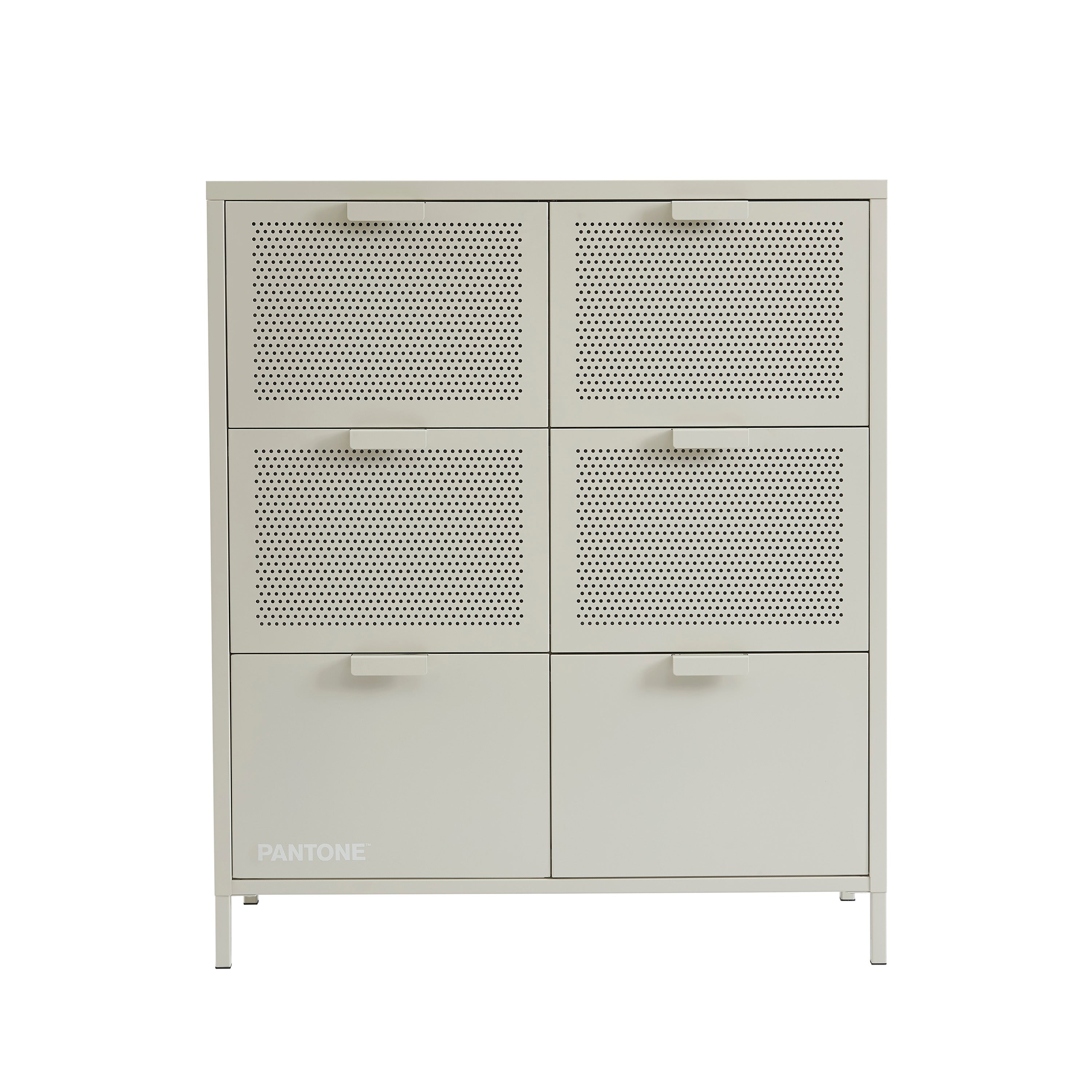 PANTONE® Metal Large Chest of Drawers – Sand