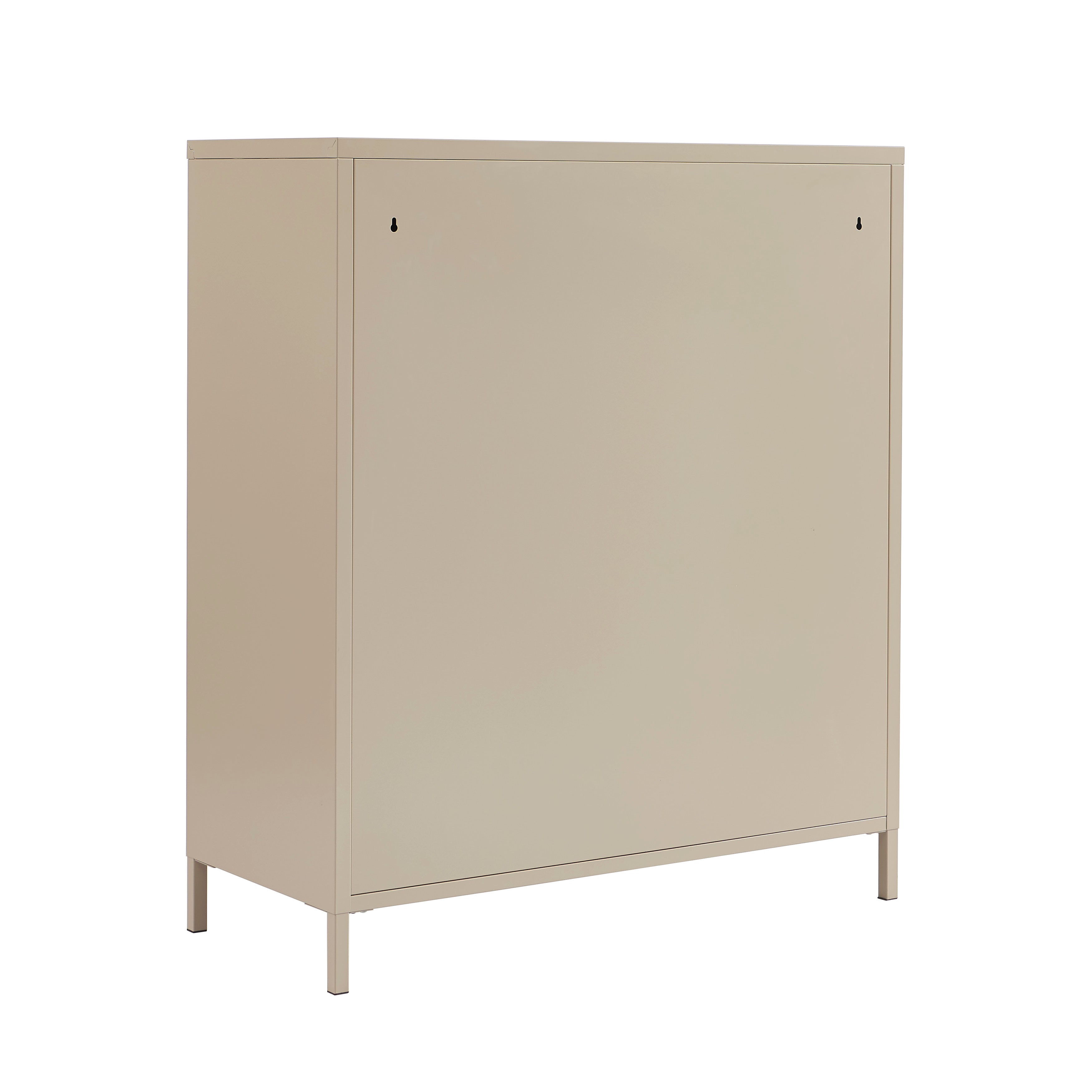 PANTONE® Metal Large Chest of Drawers – Taupe