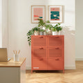 PANTONE® Metal Large Chest of Drawers – Terracotta