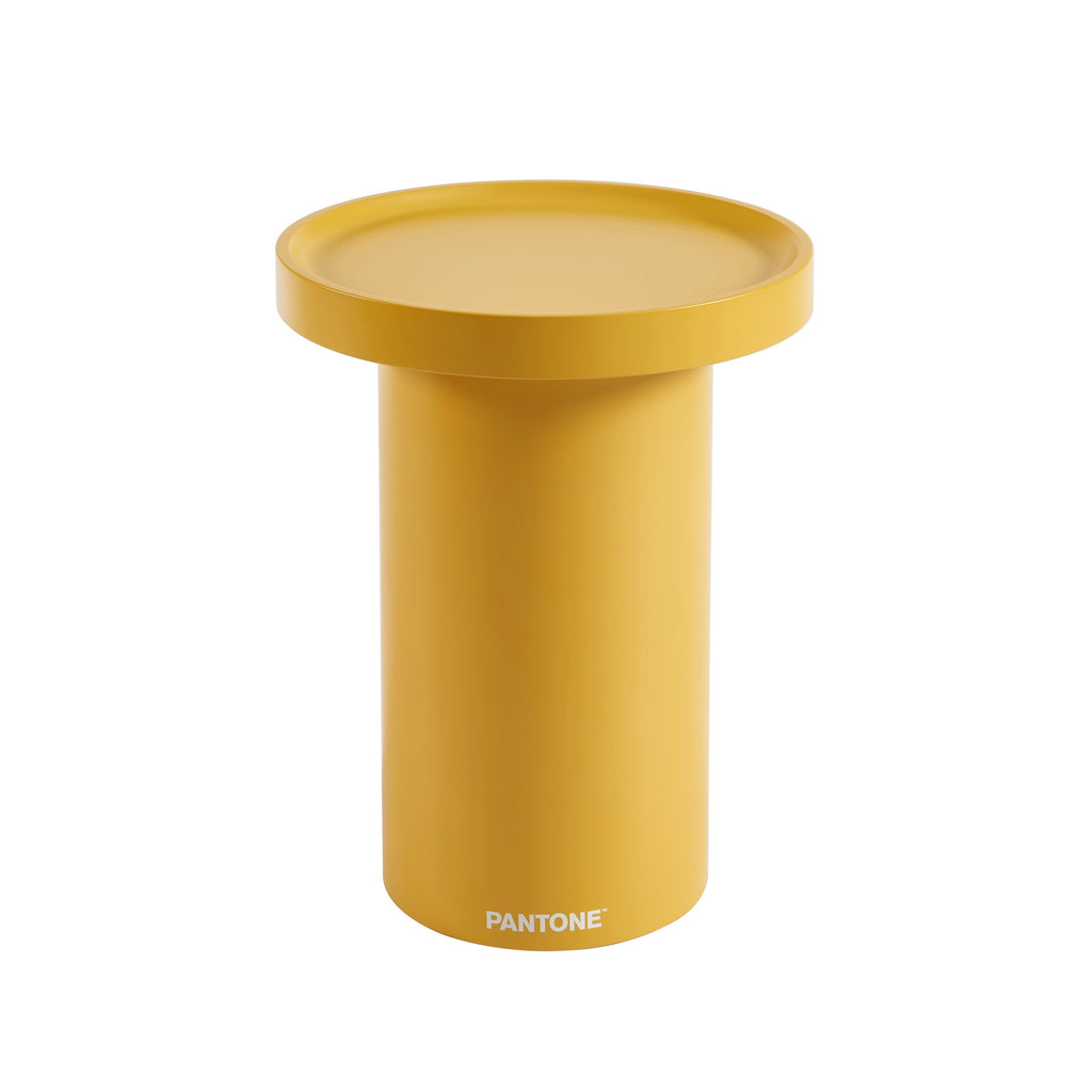 PANTONE® Matte Lacquered Side Table – Mustard