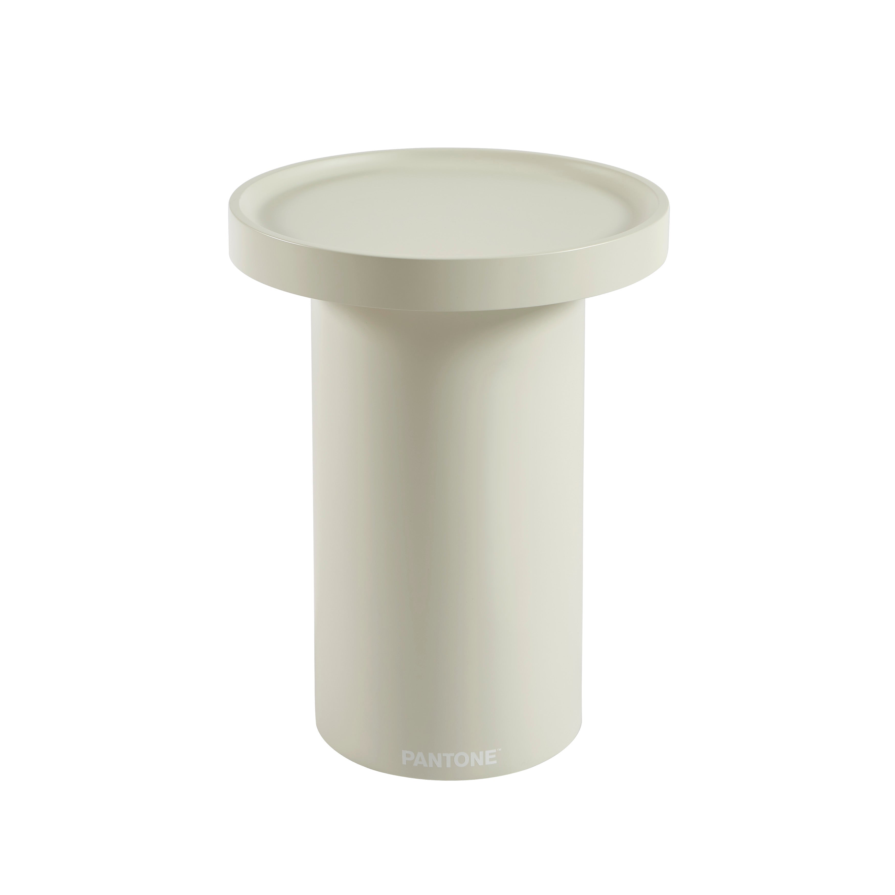 PANTONE® Matte Lacquered Side Table – Sand