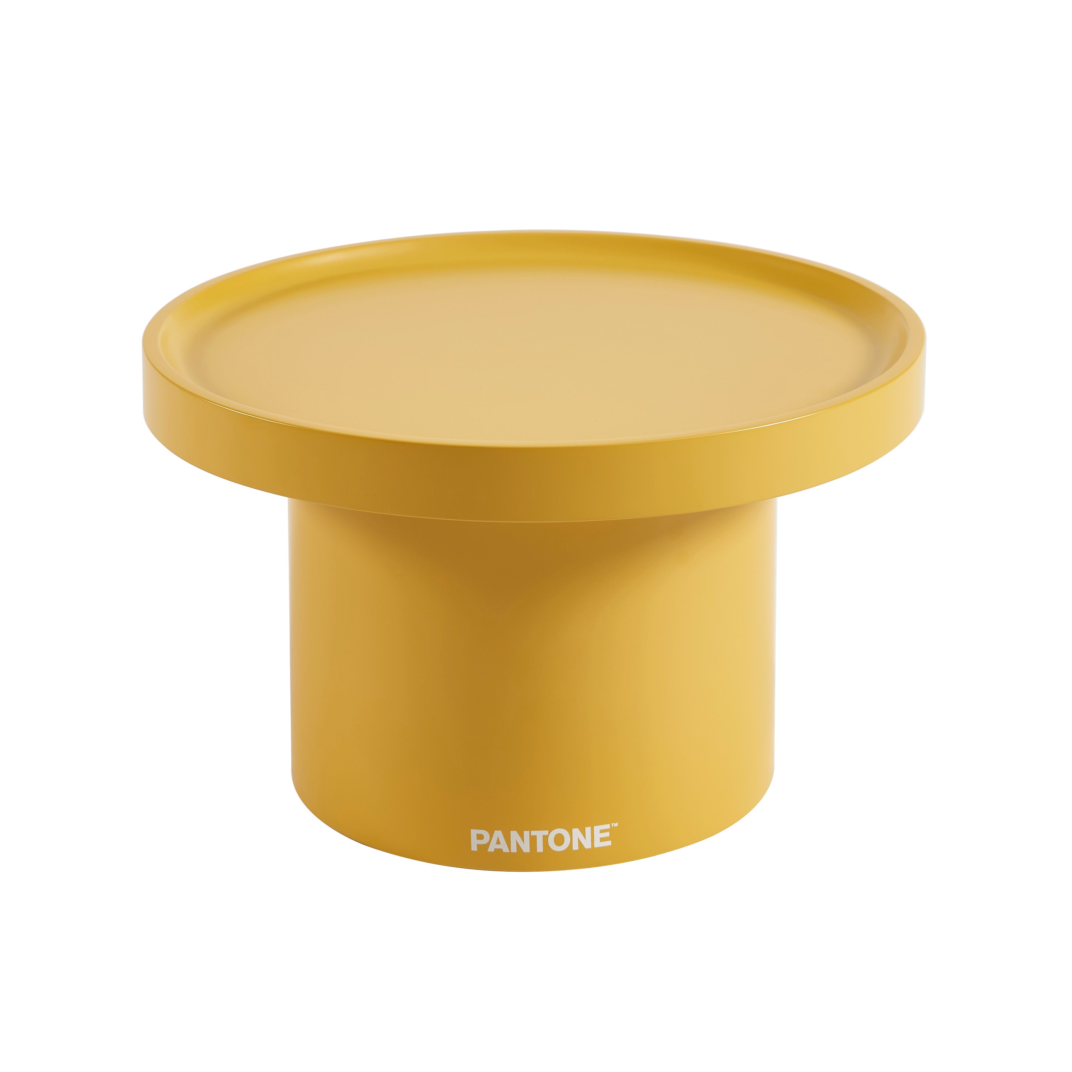 PANTONE® Matte Lacquered Large Side Table – Mustard