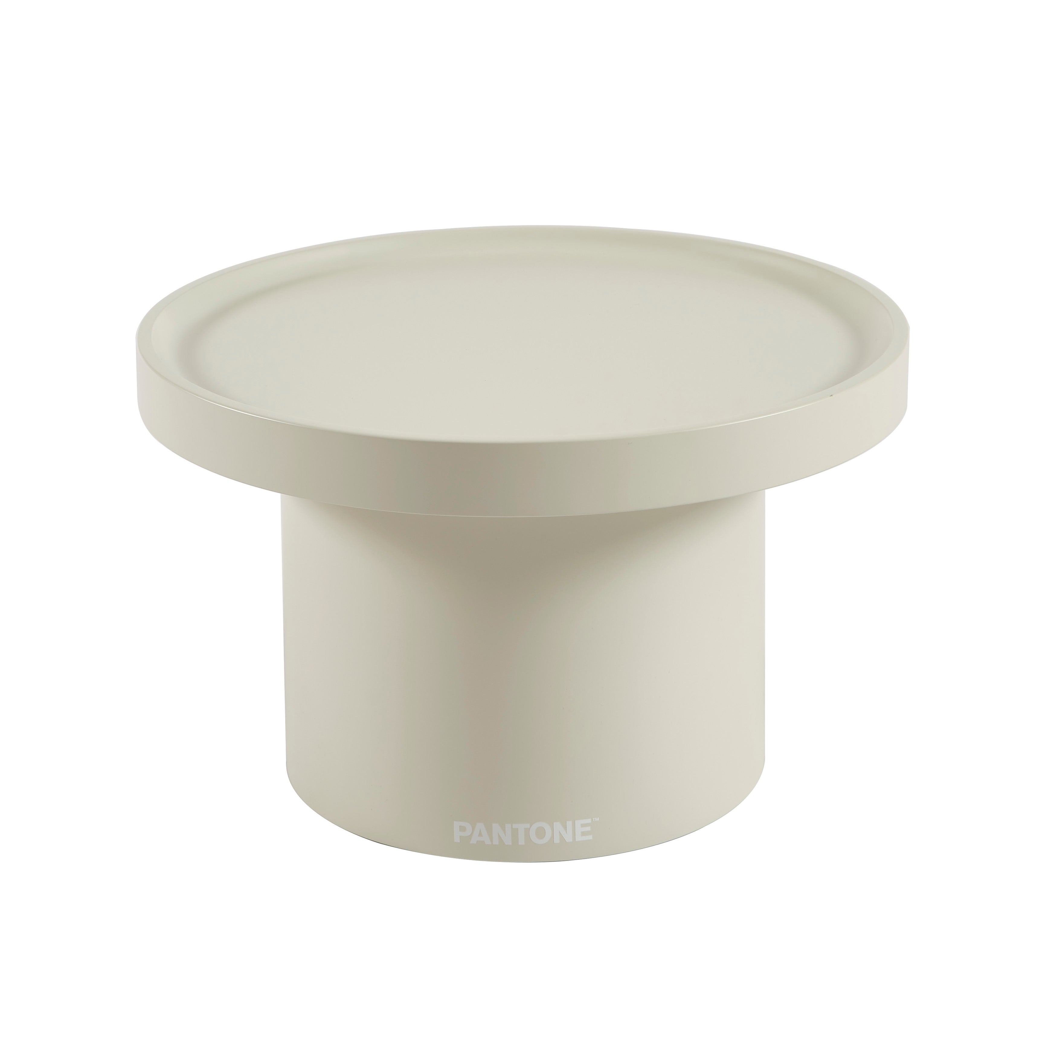 PANTONE® Matte Lacquered Large Side Table – Sand