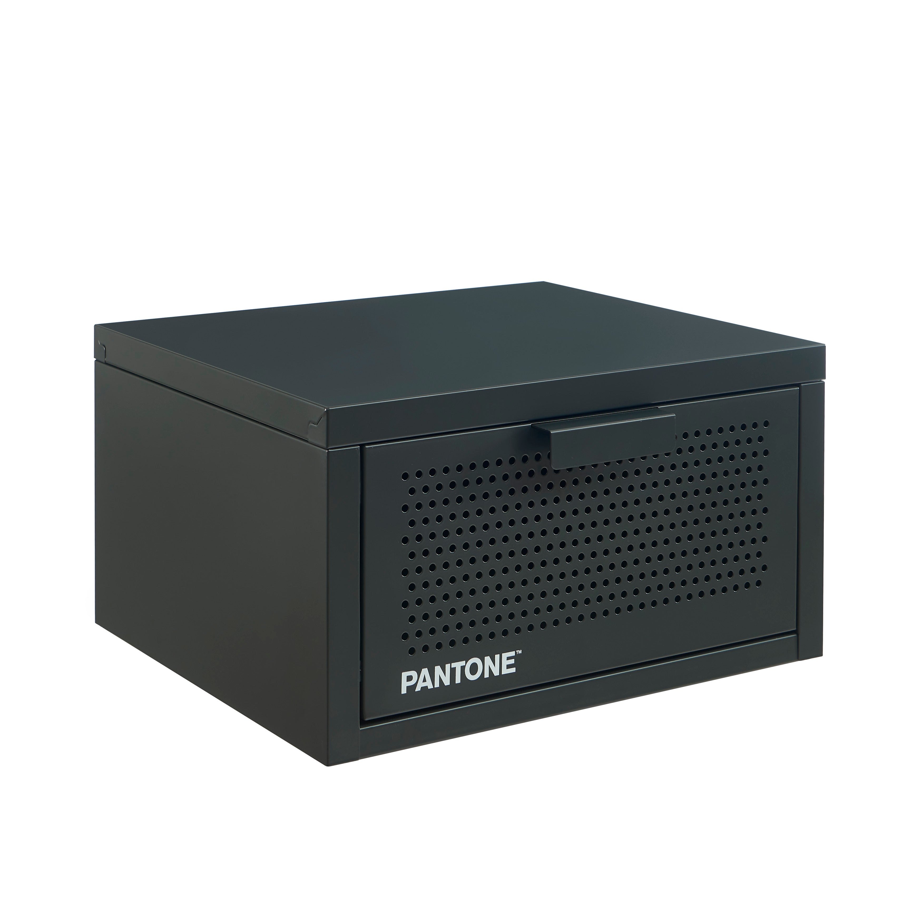 PANTONE® Metal Wall-Mounted Nightstand – Anthracite