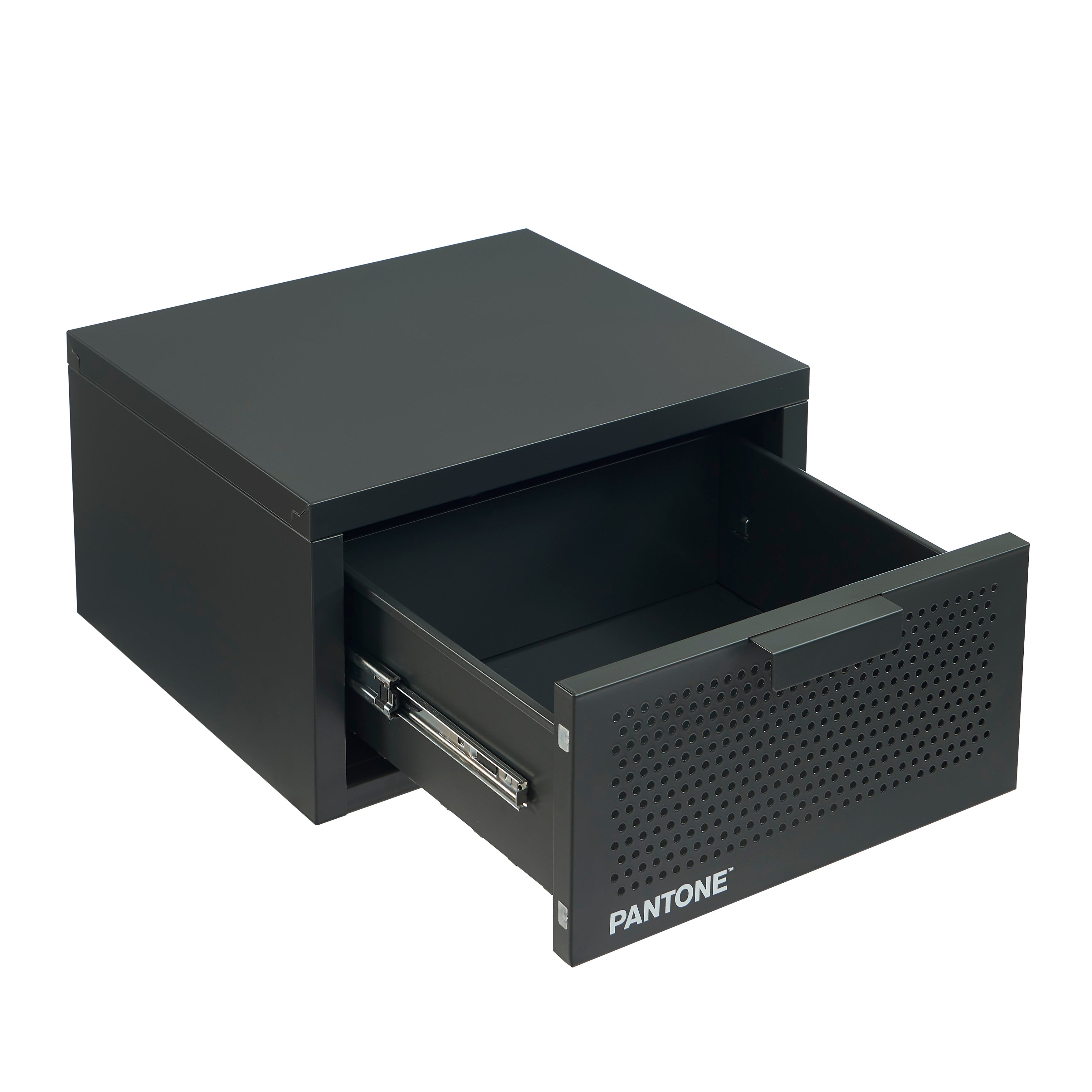 PANTONE® Metal Wall-Mounted Nightstand – Anthracite