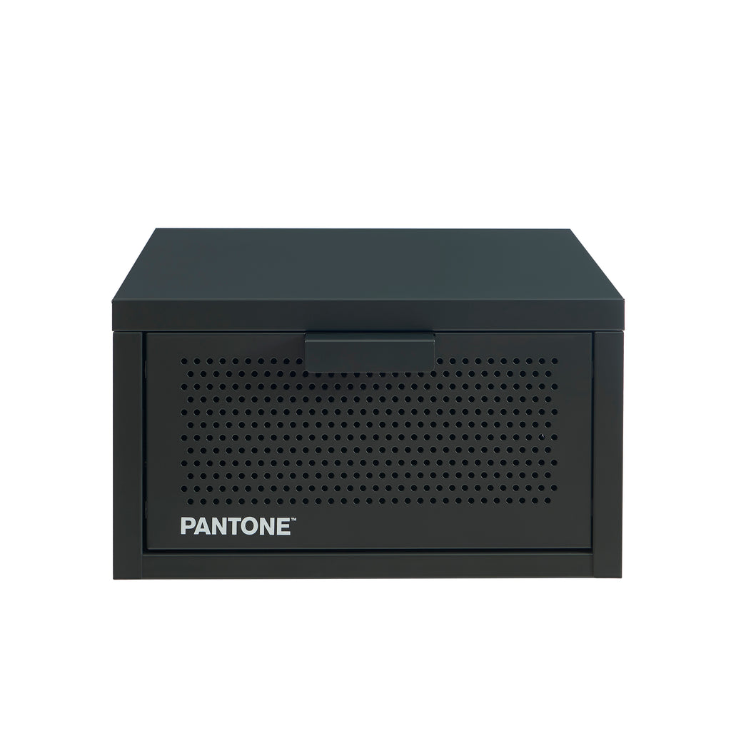 PANTONE® Metal Wall-Mounted Nightstand – Anthracite