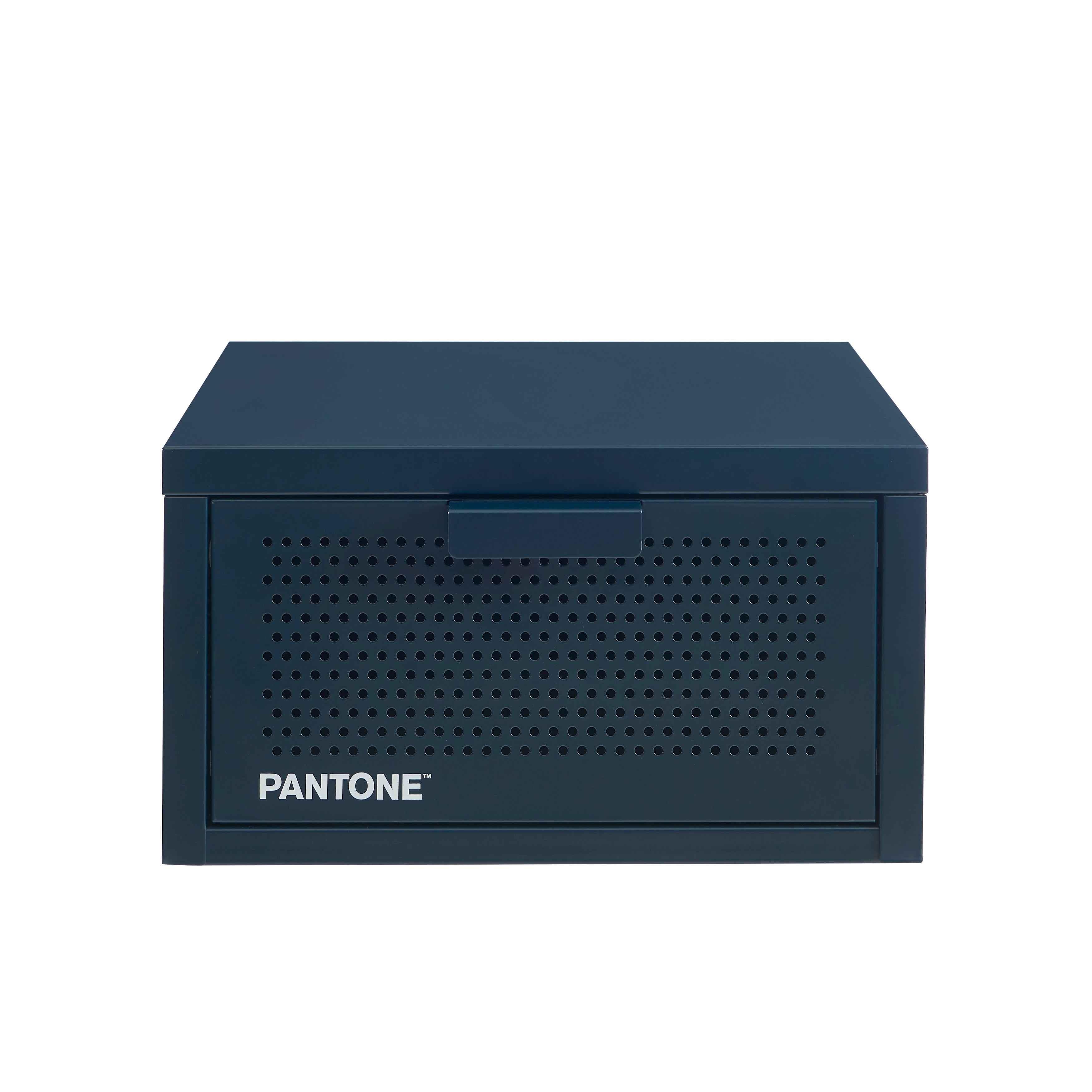 PANTONE® Metal Wall-Mounted Nightstand – Midnight blue