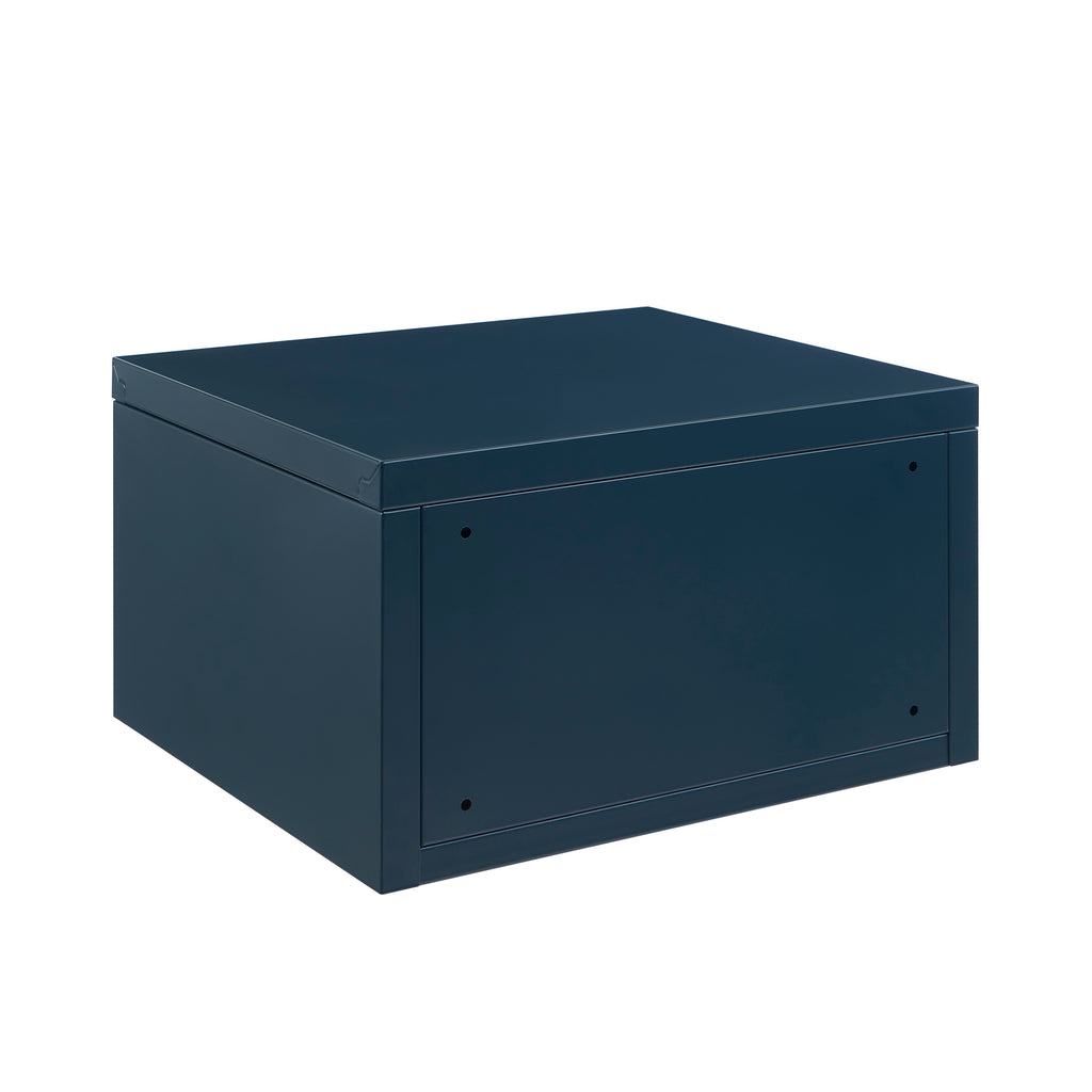 PANTONE® Metal Wall-Mounted Nightstand – Midnight blue