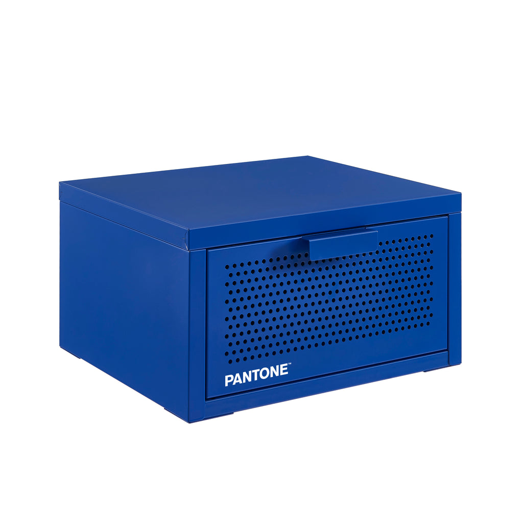 PANTONE® Metal Wall-Mounted Nightstand - Electrie blue