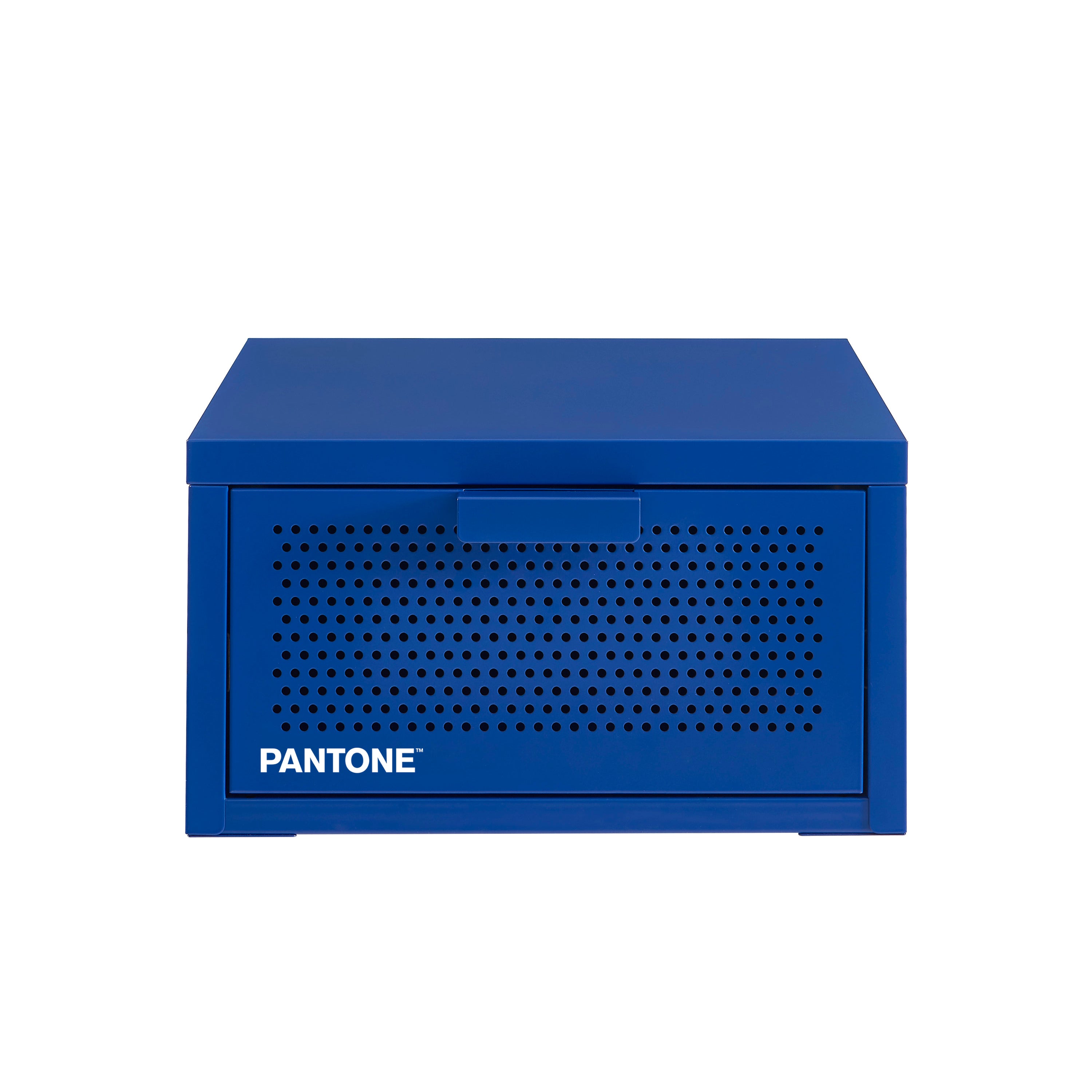 PANTONE® Metal Wall-Mounted Nightstand – Electric blue