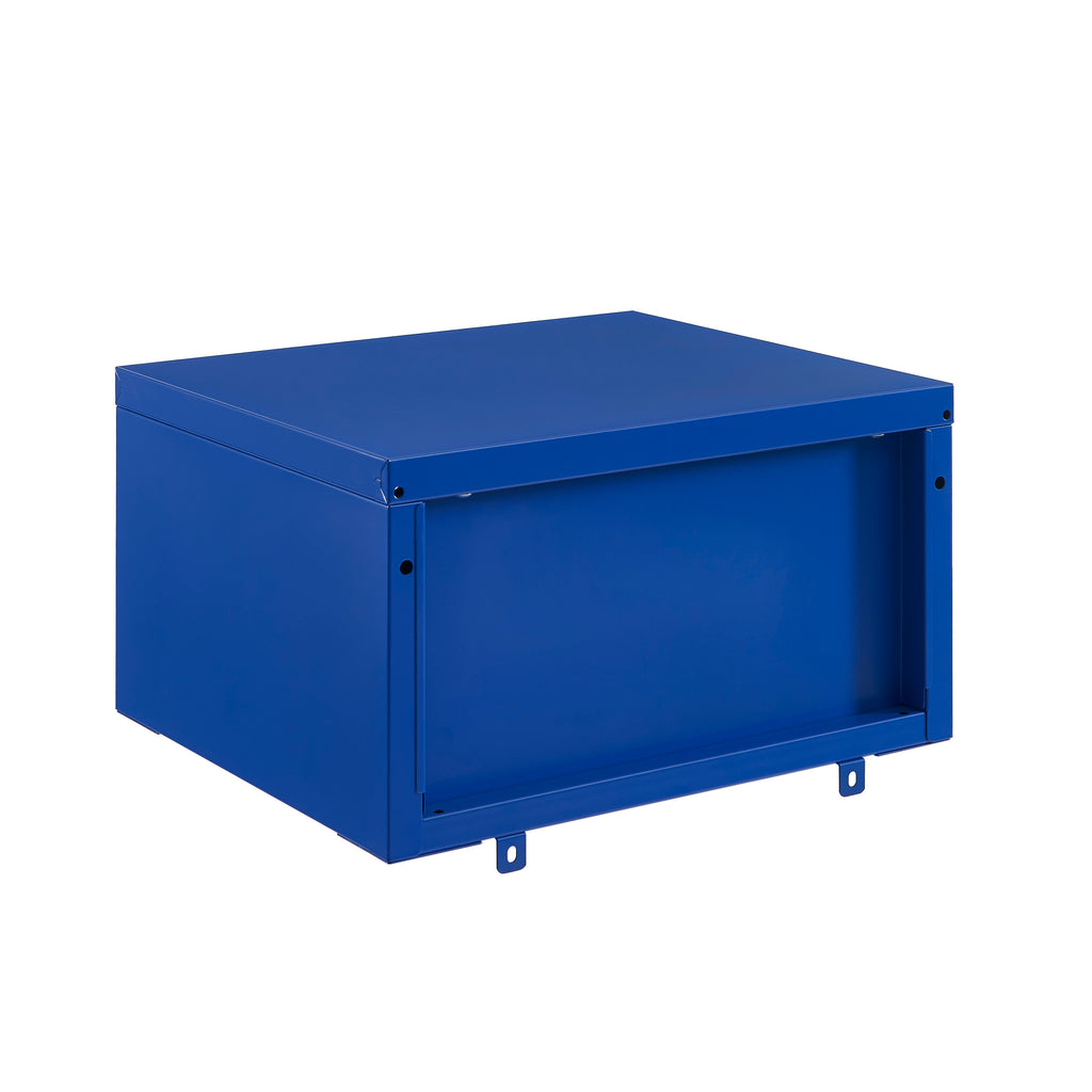 PANTONE® Metal Wall-Mounted Nightstand – Electric blue
