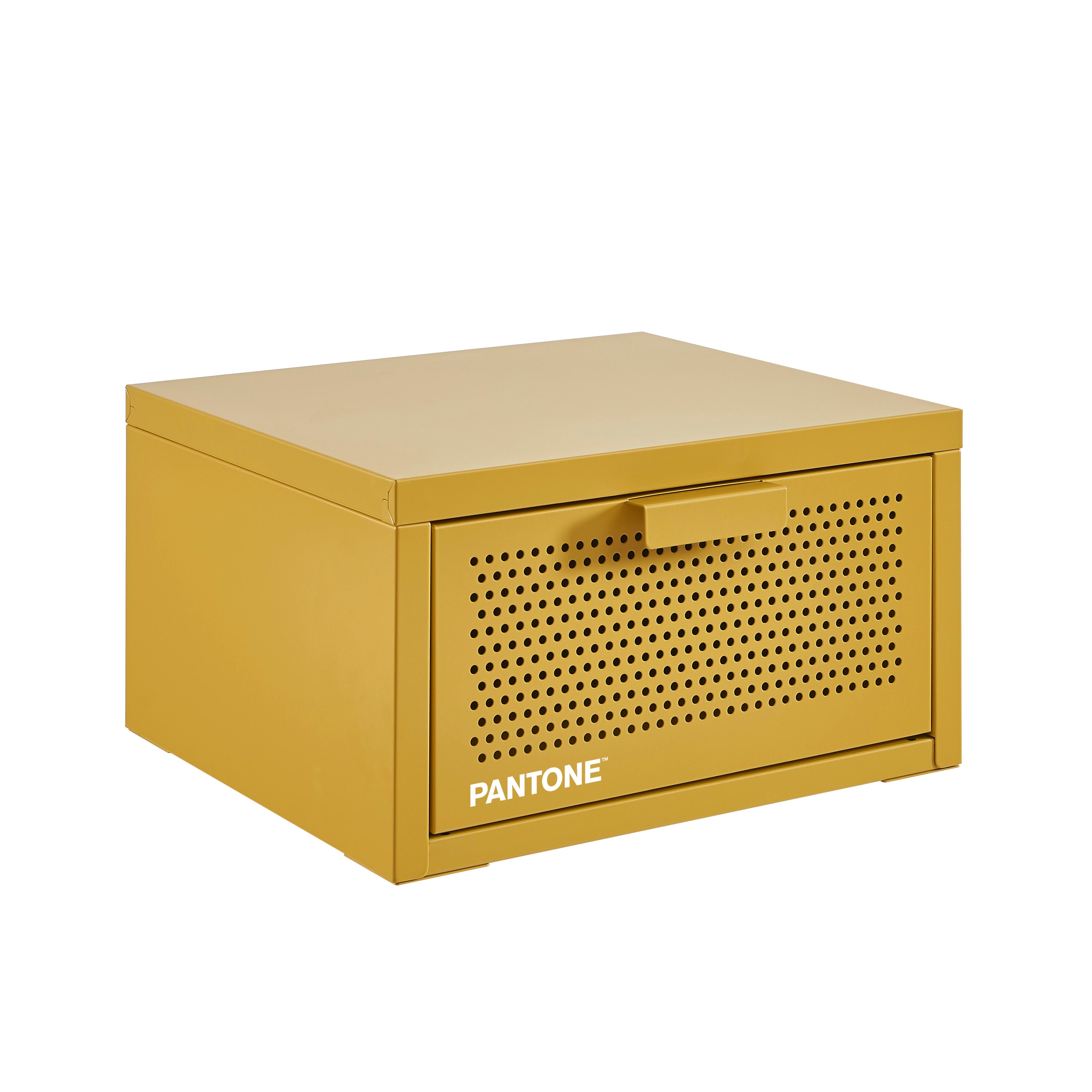 PANTONE® Metal Wall-Mounted Nightstand – Mustard