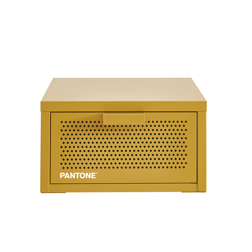 PANTONE® Metal Wall-Mounted Nightstand – Mustard