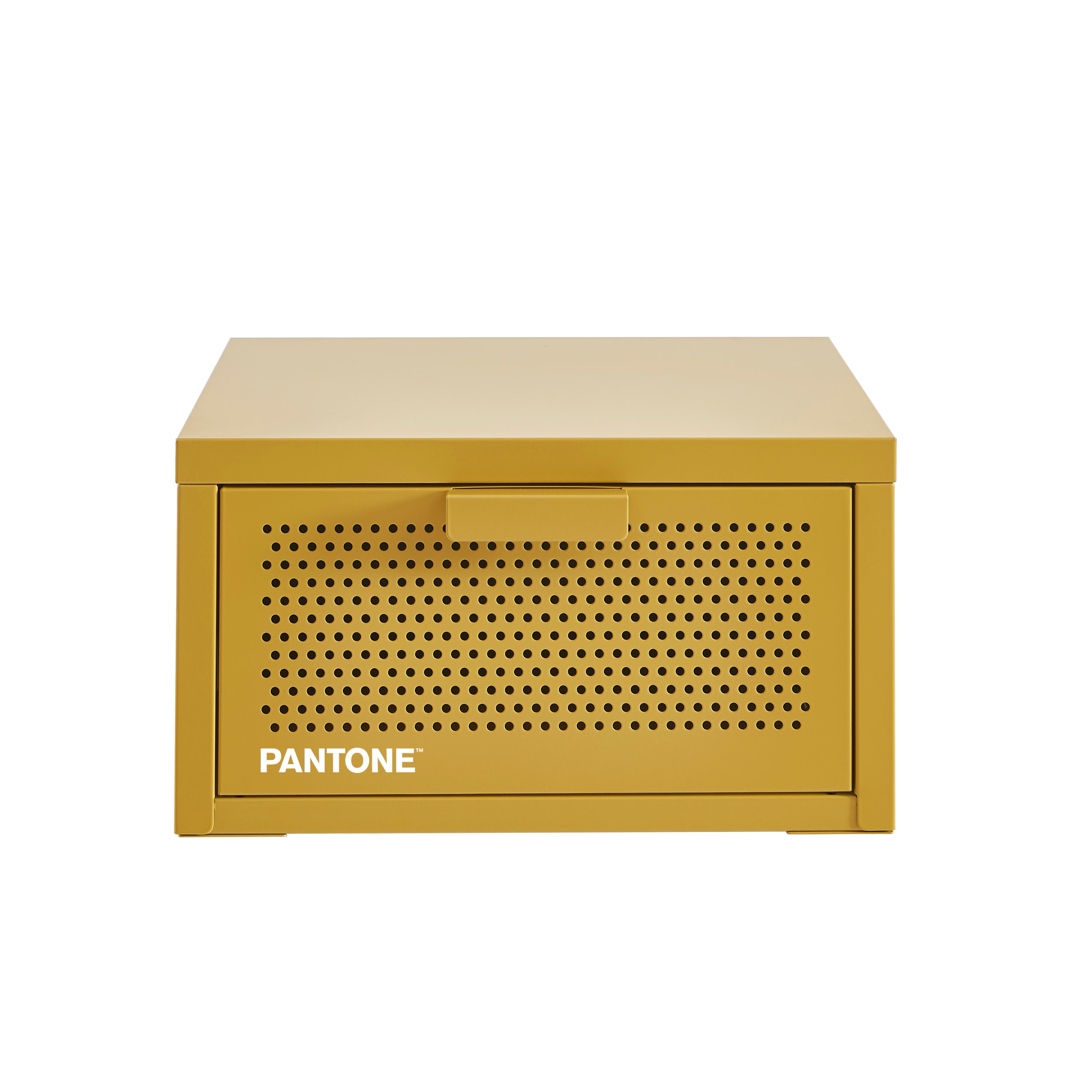 PANTONE® Metal Wall-Mounted Nightstand – Mustard