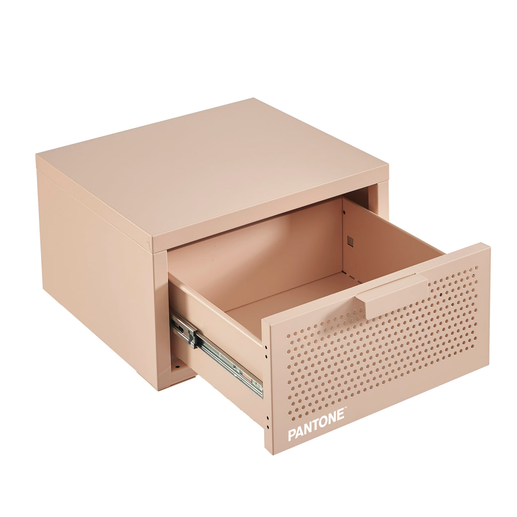 PANTONE® Metal Wall-Mounted Nightstand – Pink