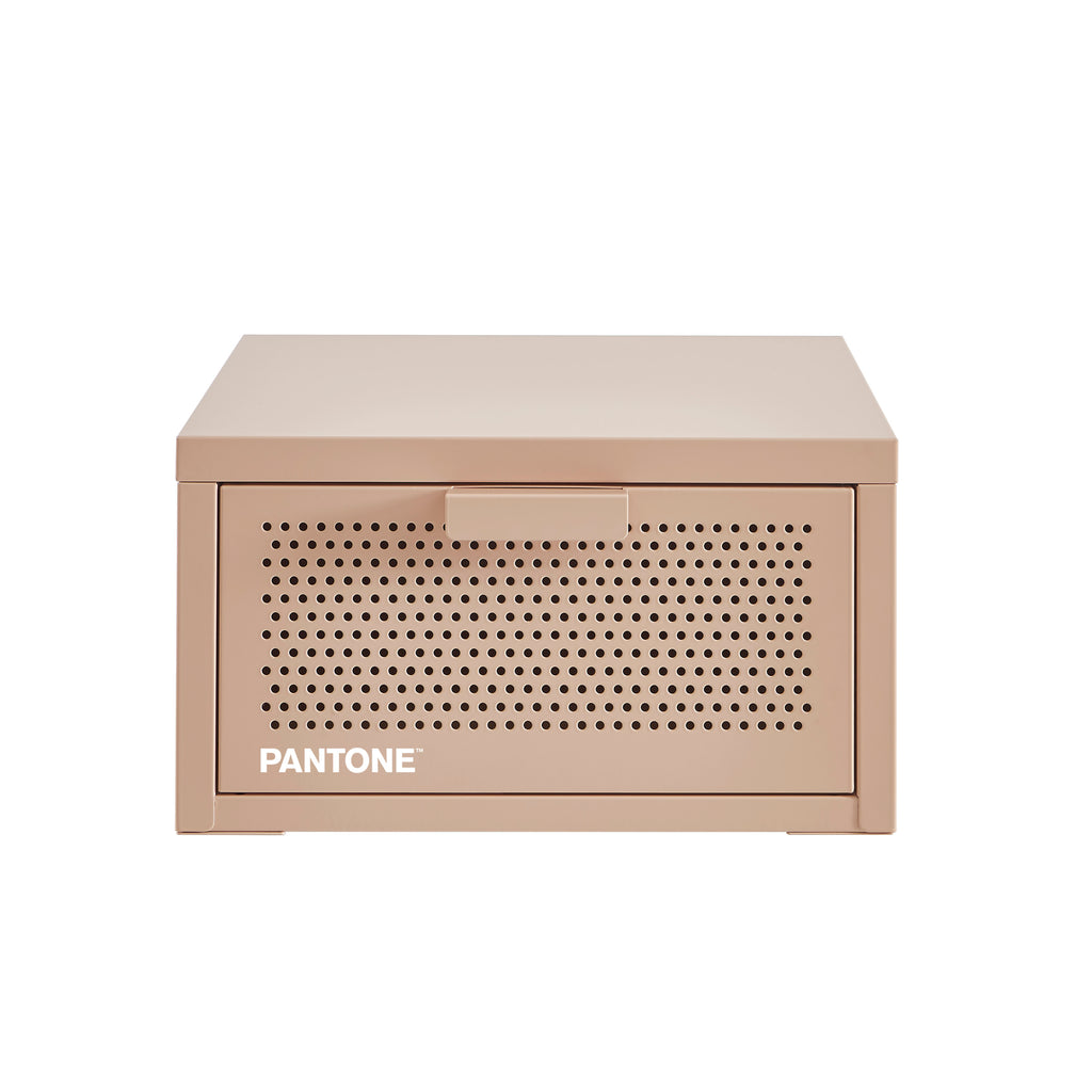 PANTONE® Metal Wall-Mounted Nightstand – Pink