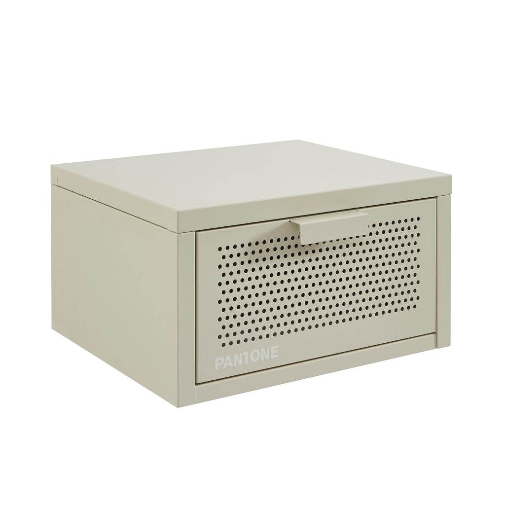 PANTONE® Metal Wall-Mounted Nightstand – Sand