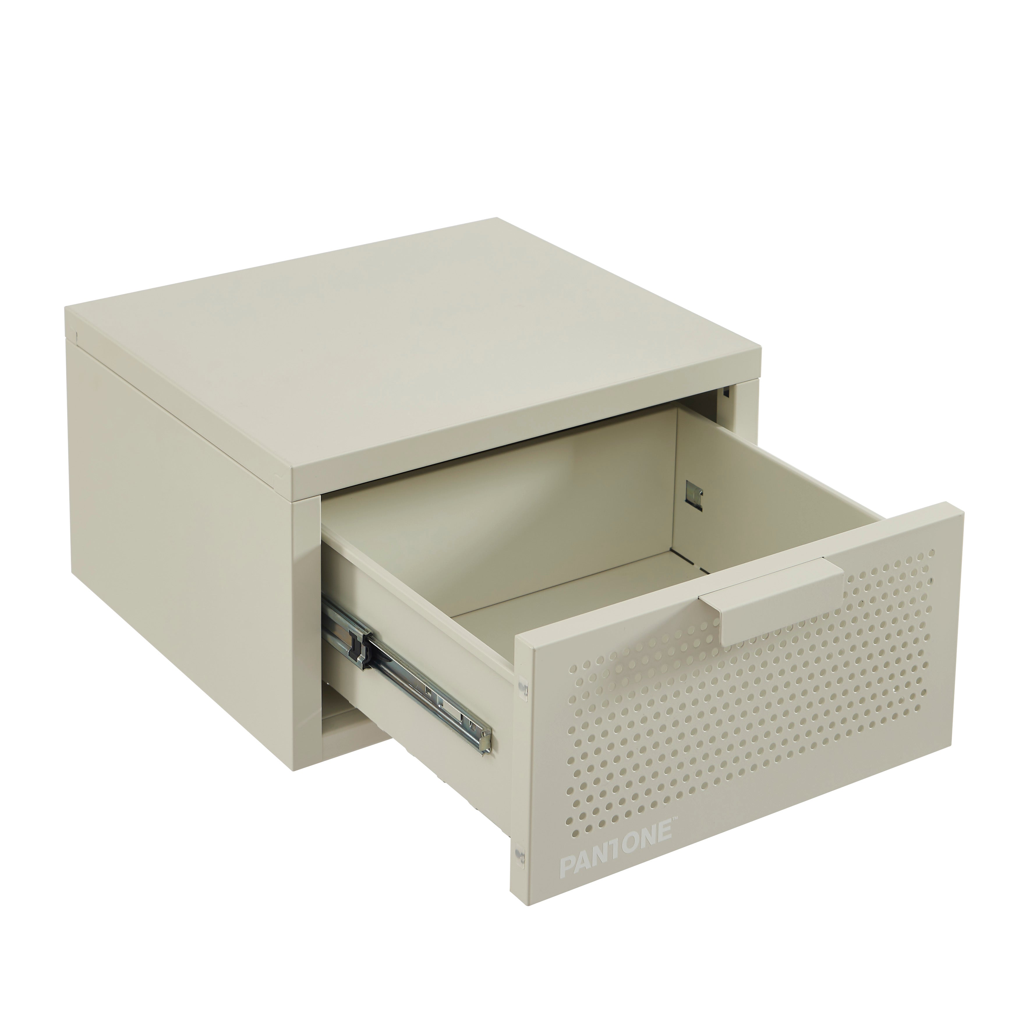 PANTONE® Metal Wall-Mounted Nightstand – Sand