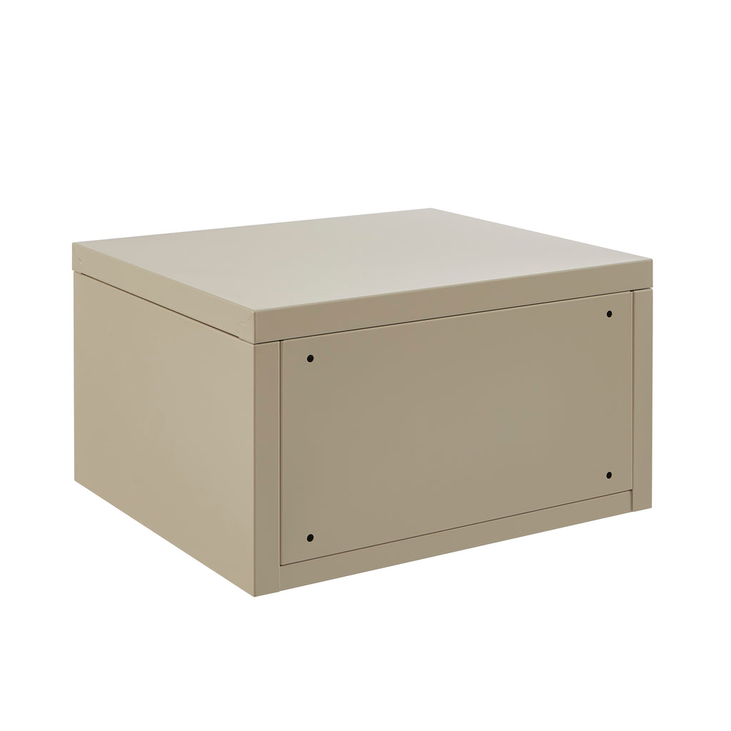 PANTONE® Metal Wall-Mounted Nightstand – Taupe