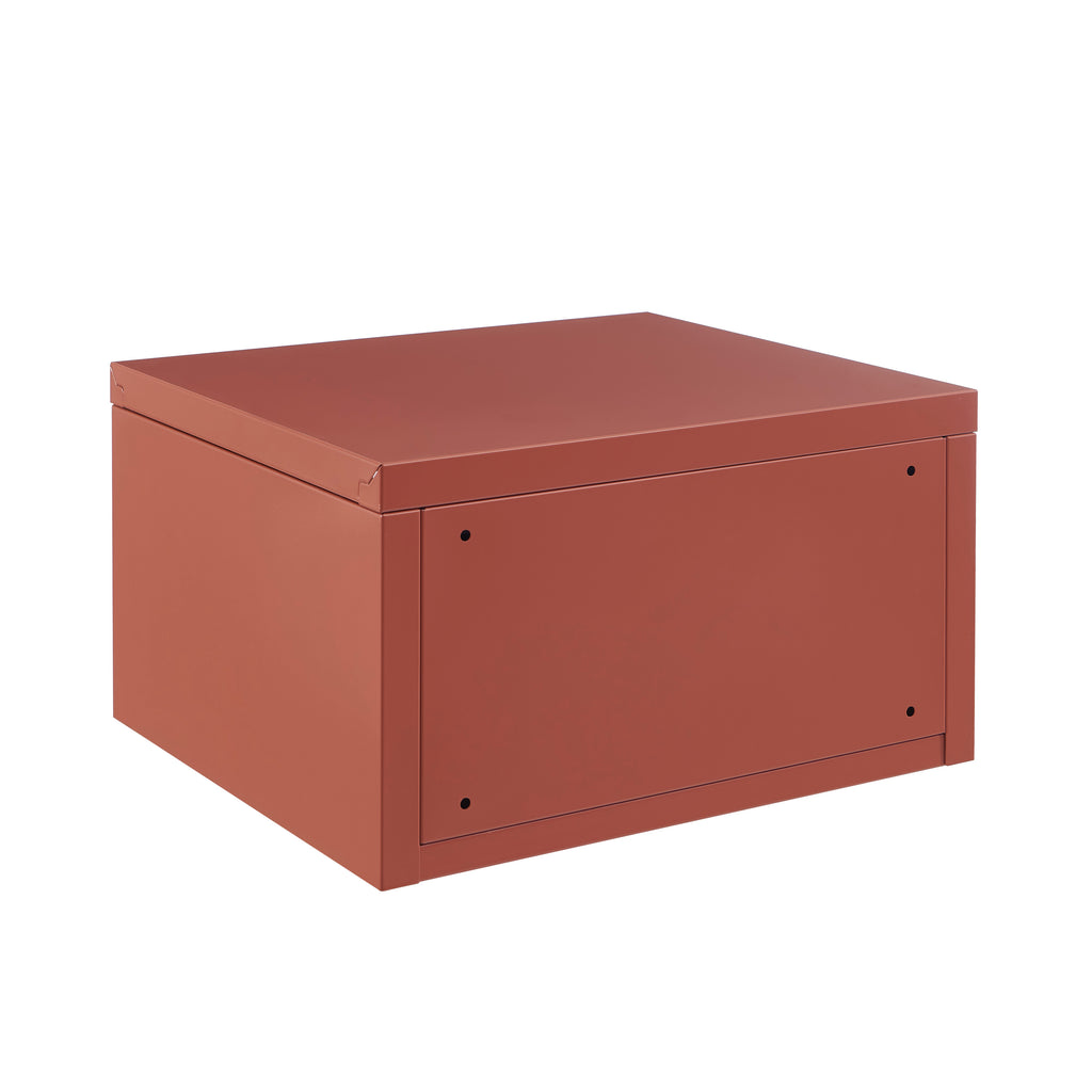 PANTONE® Metal Wall-Mounted Nightstand – Terracotta