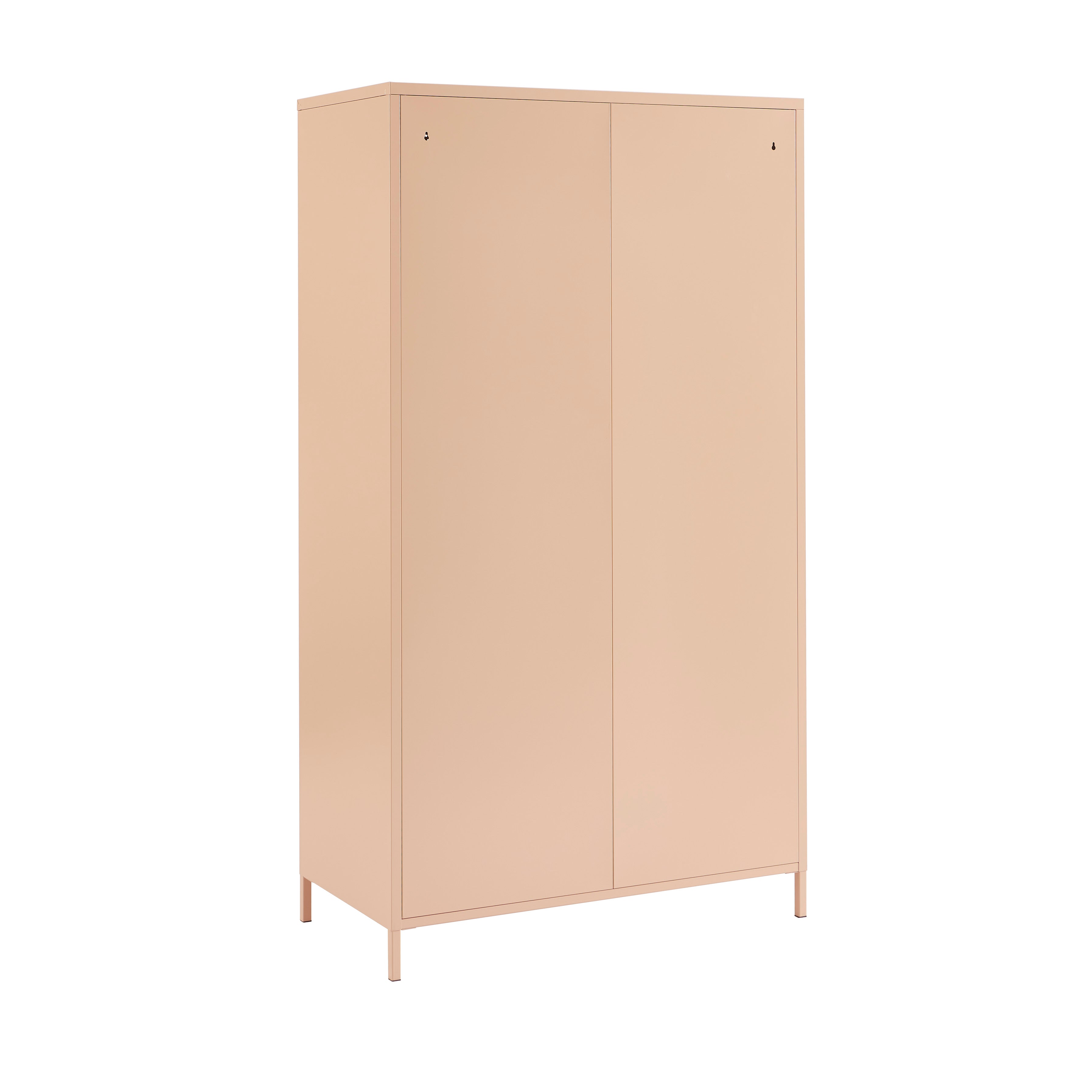 PANTONE® Metal 2-Door Wardrobe – Pink