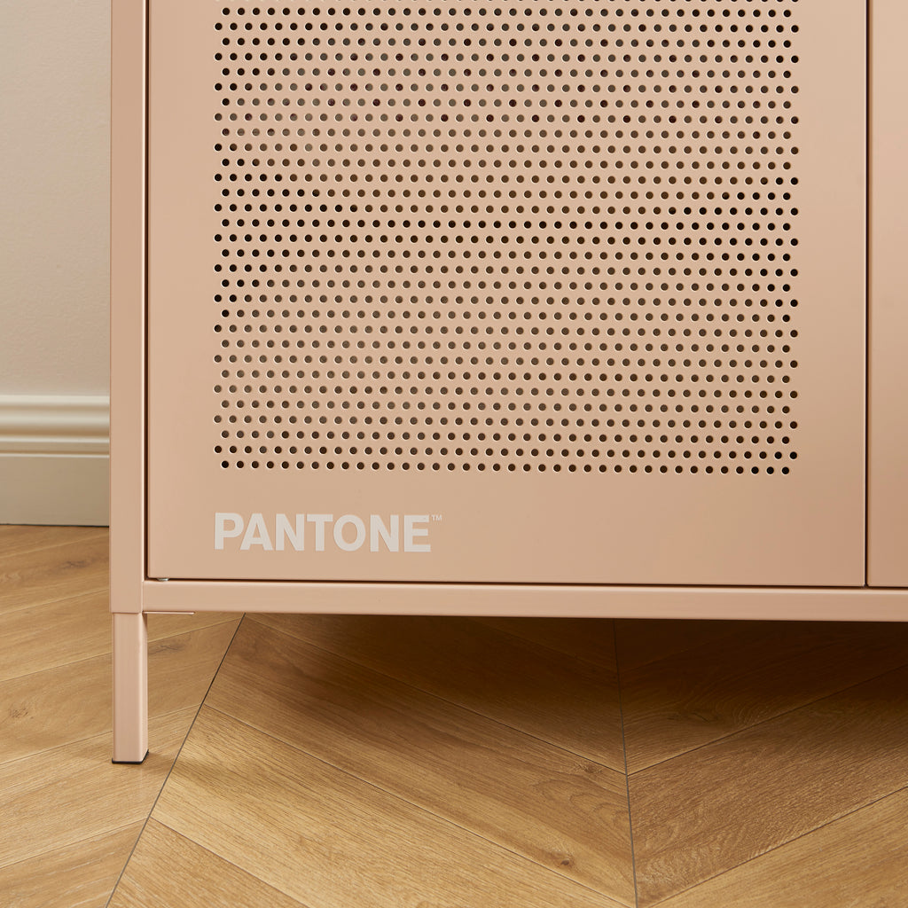 PANTONE® Metal 2-Door Wardrobe – Pink