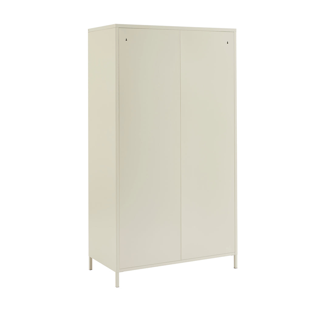 PANTONE® Metal 2-Door Wardrobe – Sand