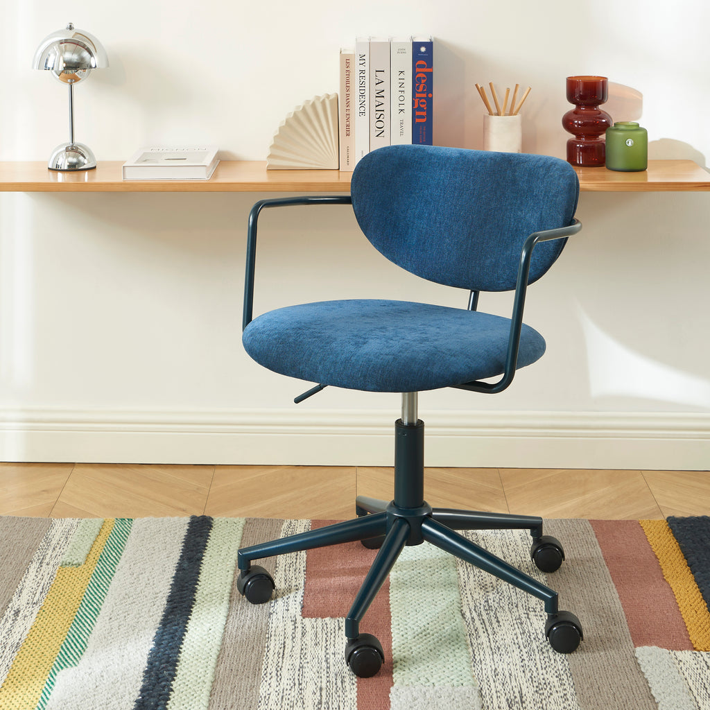 PANTONE® Office Chair on Castors – Midnight blue