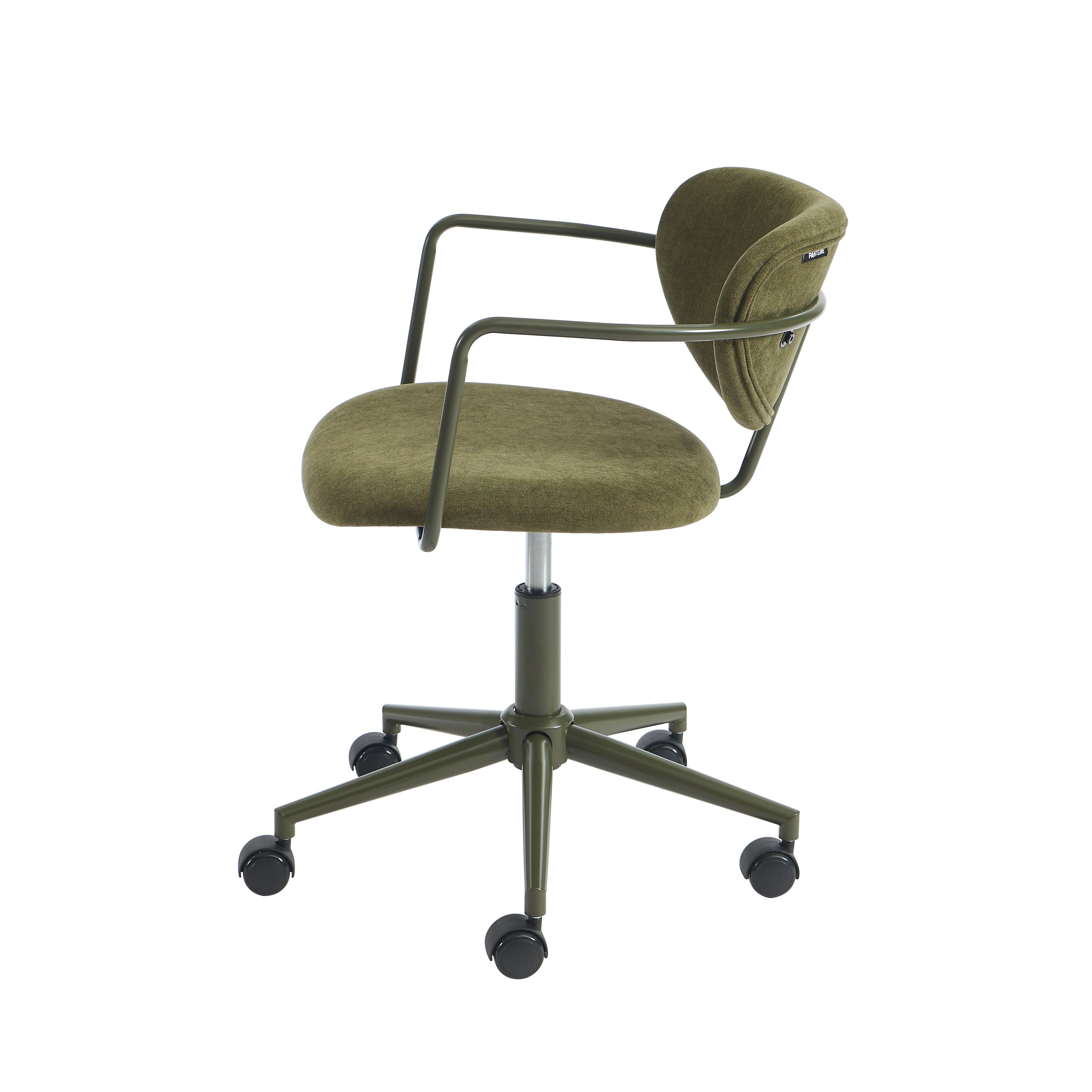 PANTONE® Office Chair on Castors – Olive green