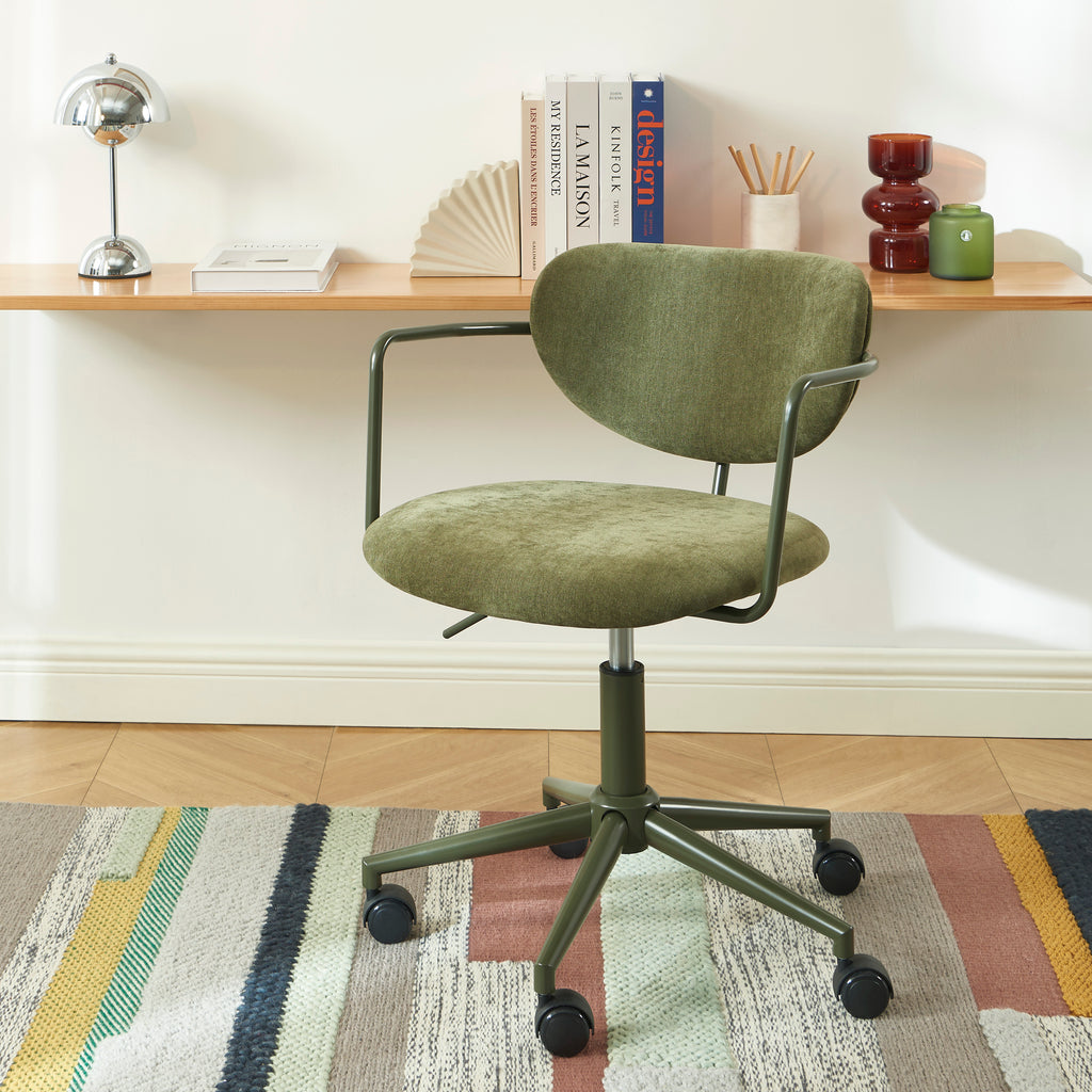 PANTONE® Office Chair on Castors – Olive green