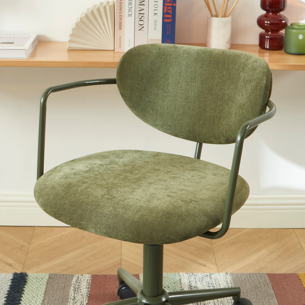 PANTONE® Office Chair on Castors – Olive green