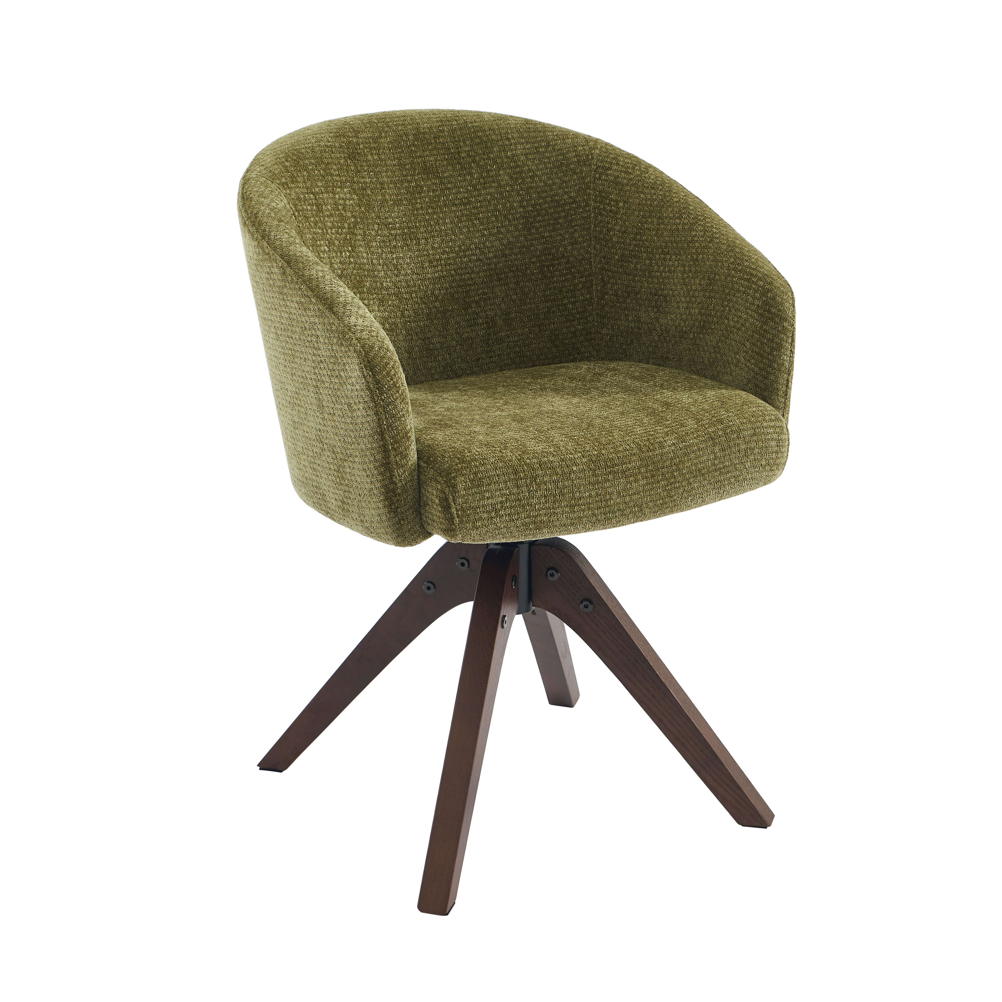 PAOLA Dining Chair Chenille - Green