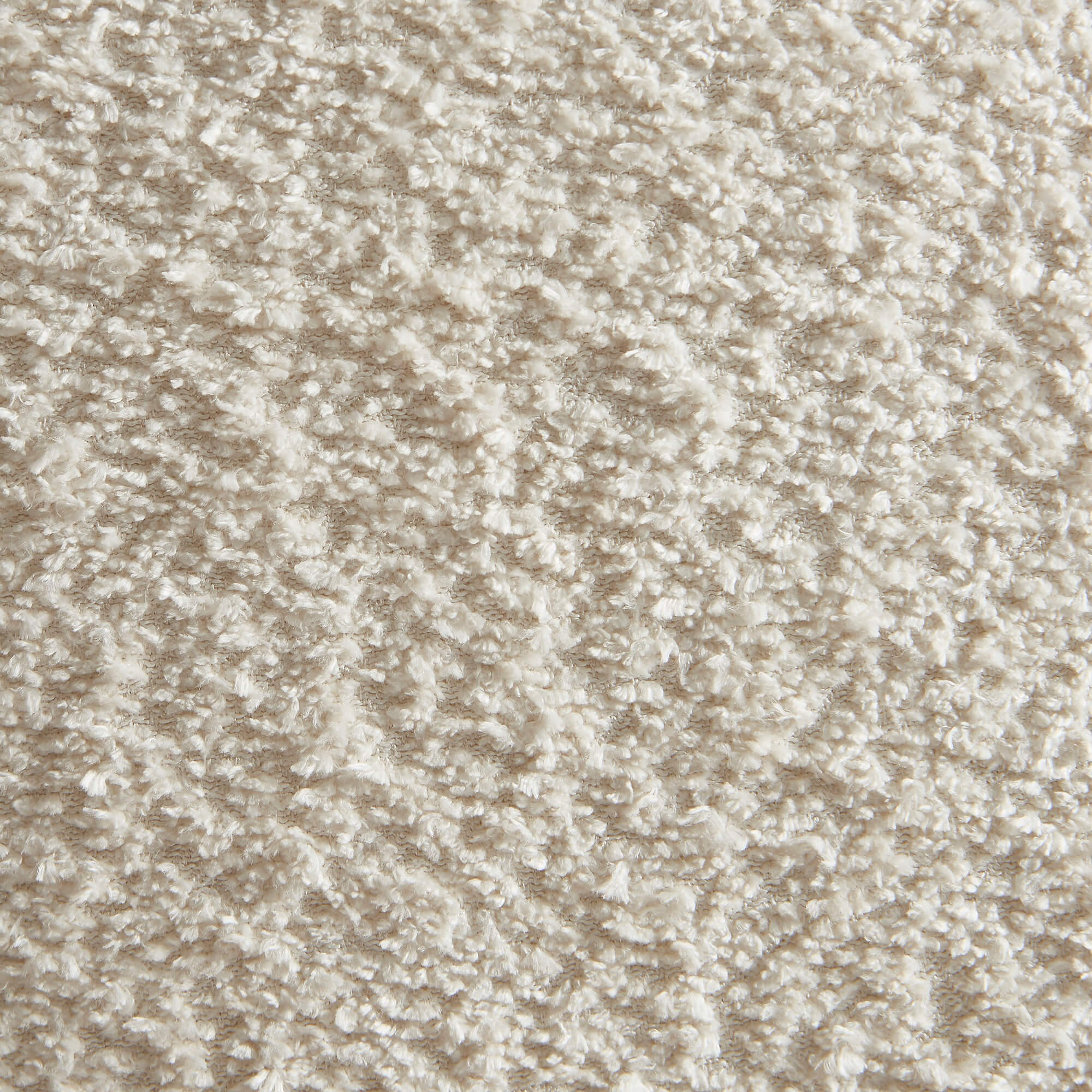 PAOLA Dining Chair Bouclé - White