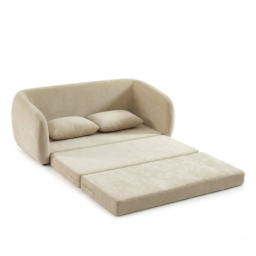 PAZ Fabric Straight Sofa – Greige
