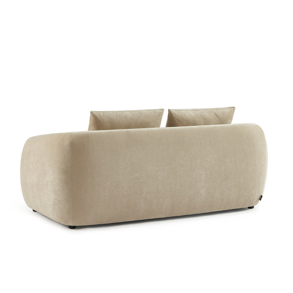 PAZ Fabric Straight Sofa – Greige