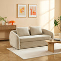 PAZ Fabric Straight Sofa – Greige