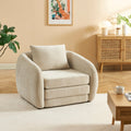 PAZ Fabric Accent Armchair – Greige