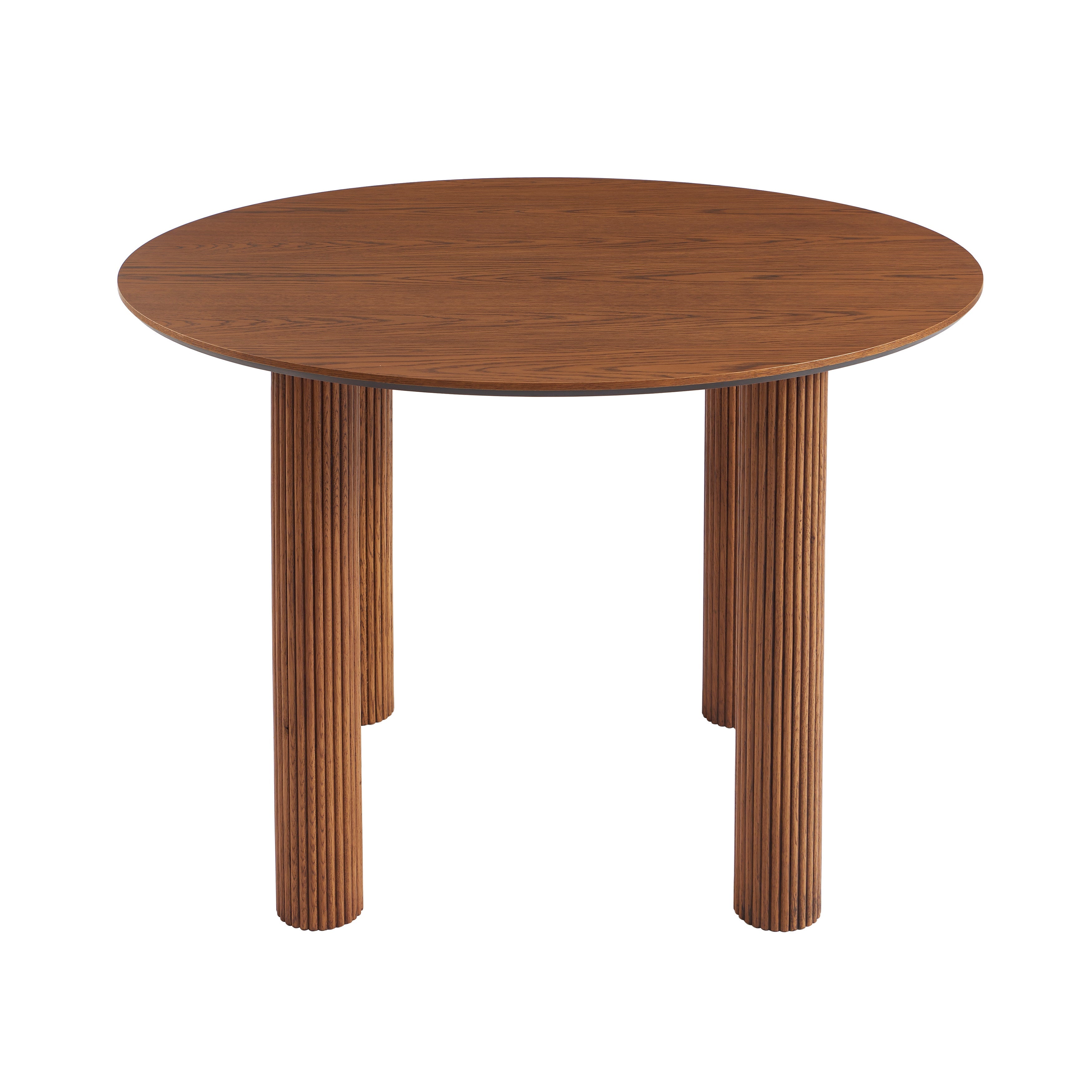 PENELOPE Scandinavian-Style Solid Wood Dining Table – Walnut