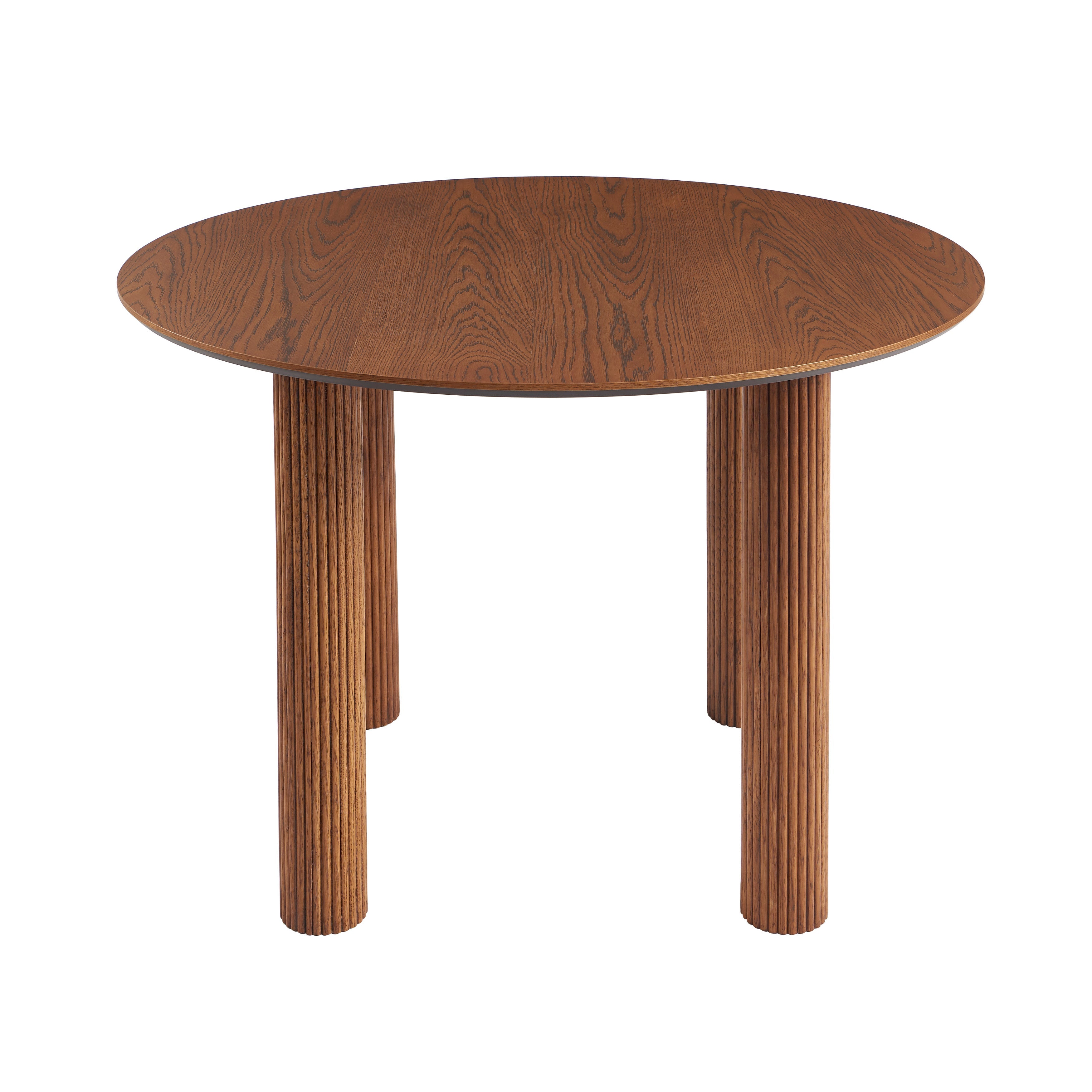 PENELOPE Scandinavian-Style Solid Wood Dining Table – Walnut