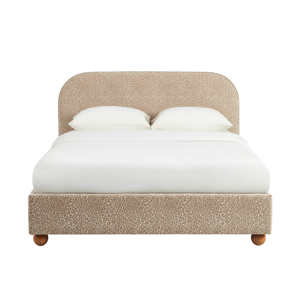 PILKA 63" x 79" Storage Bed Frame (King Size) Jacquard Fabric